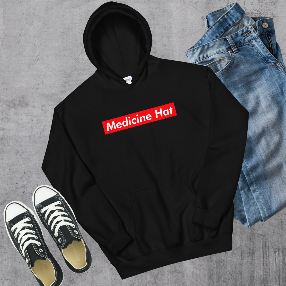 Medicine Hat Supreme'd Hoodie Alberta Canadian City Apparel
