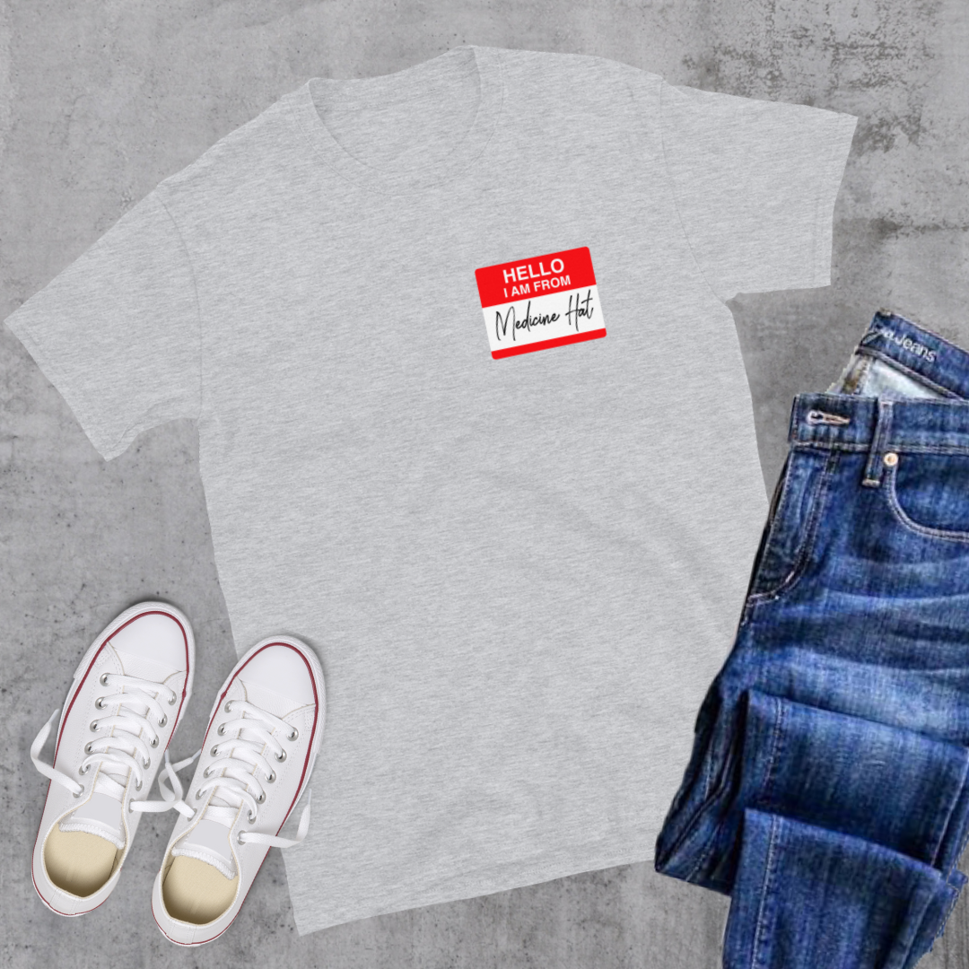 From Medicine Hat Tee Sport Grey Alberta Canadian City Apparel