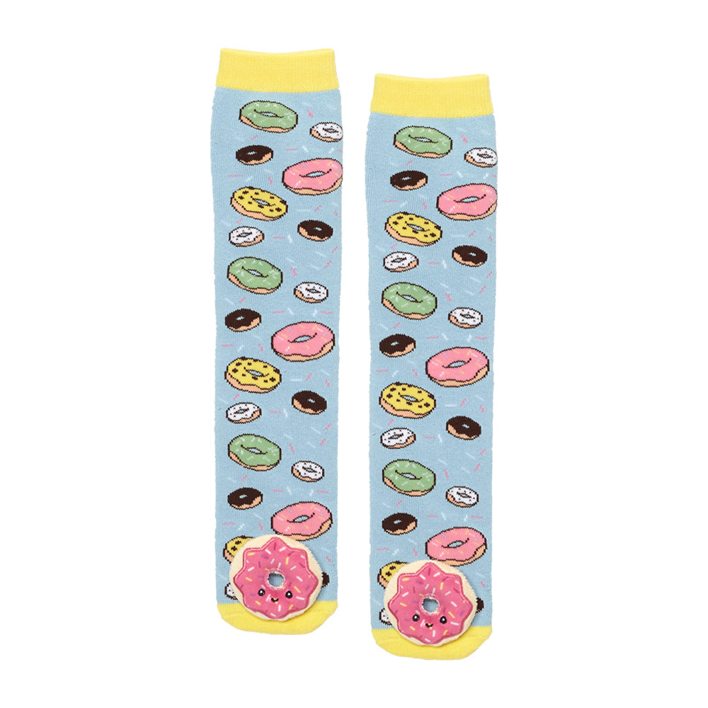 Messy Moose Socks, Donut Adult Messy Moose Socks Slipper Socks