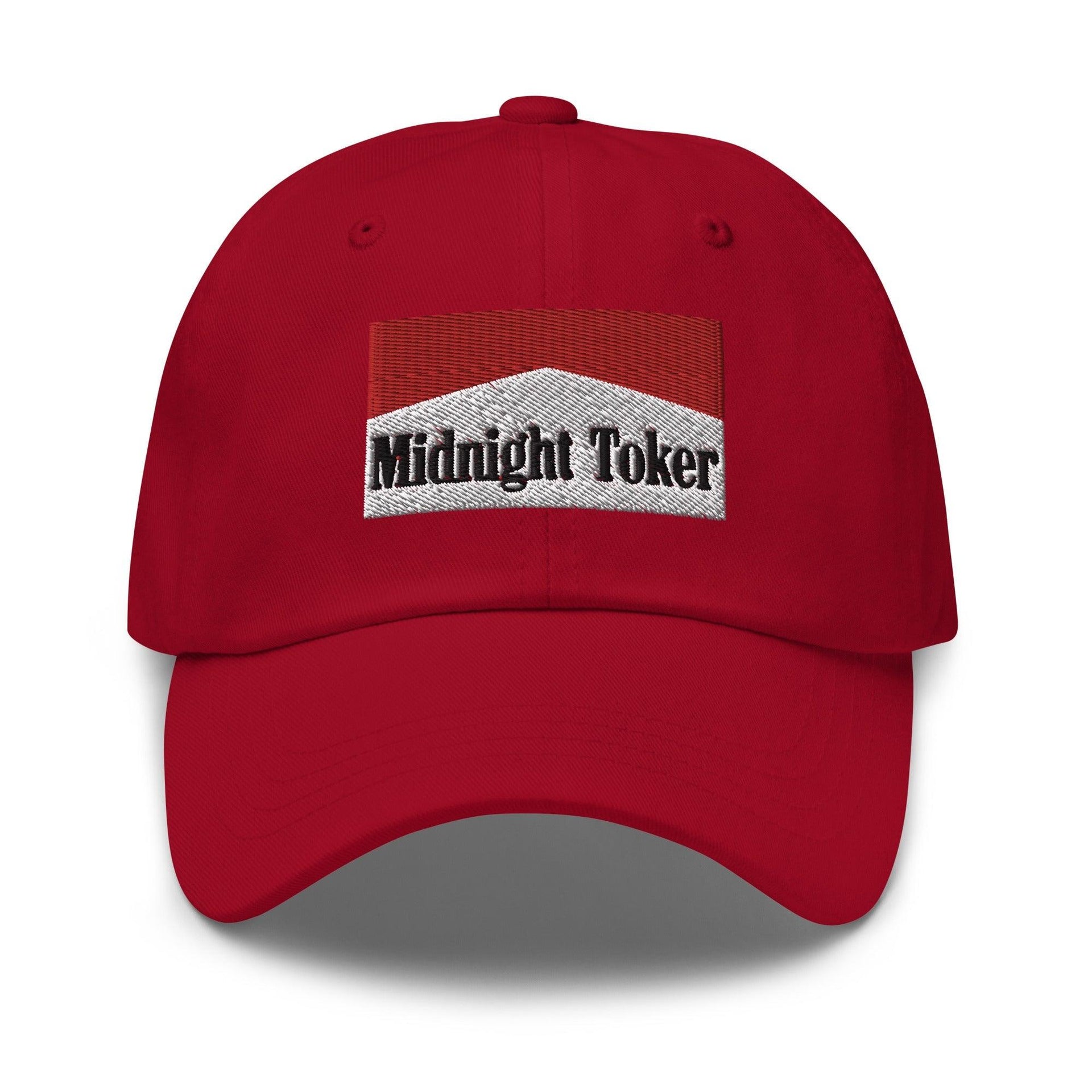 Midnight Toker Dad Hat Cranberry Capital Crowns Dad Hats Funny