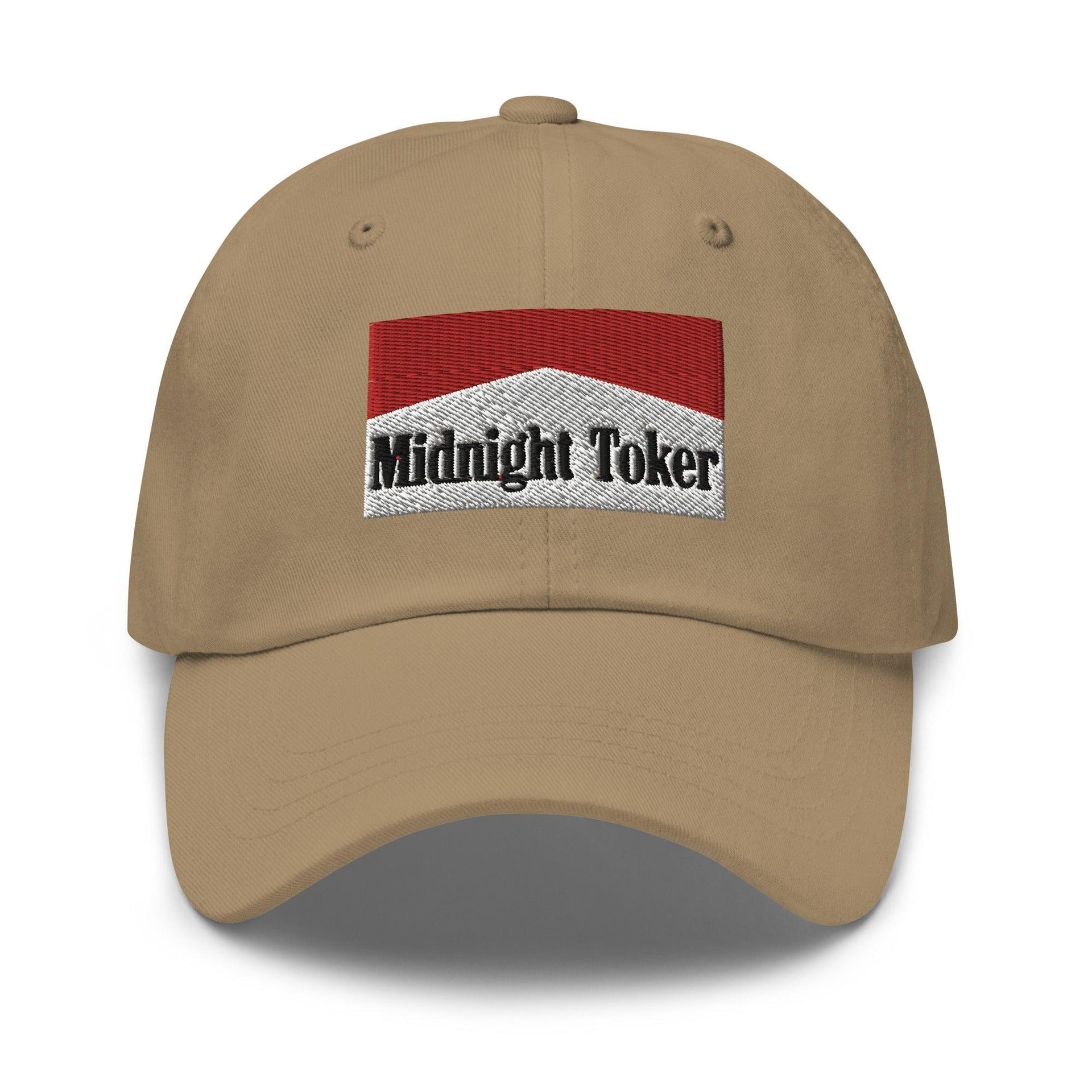 Midnight Toker Dad Hat Khaki Capital Crowns Dad Hats Funny