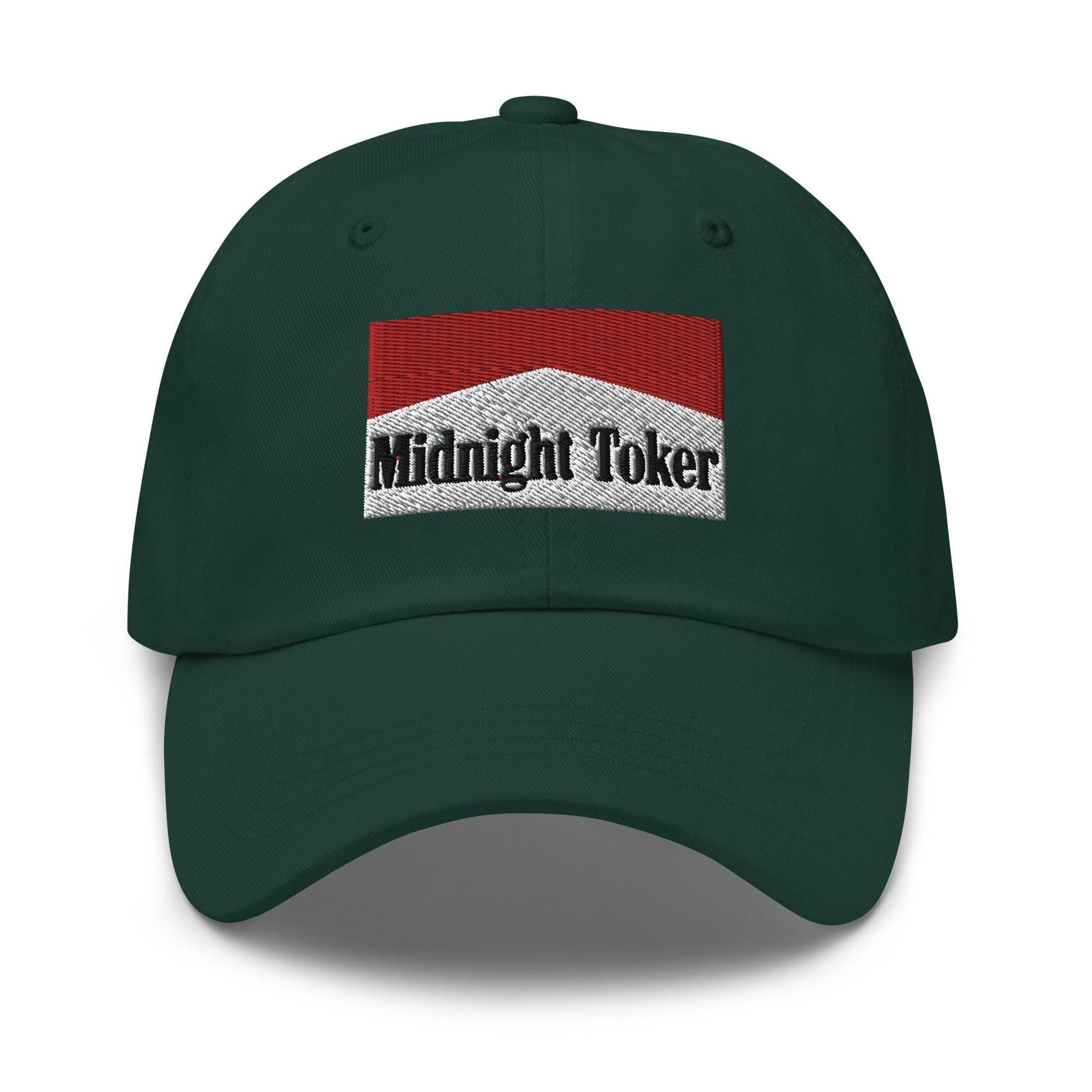 Midnight Toker Dad Hat Spruce Capital Crowns Dad Hats Funny