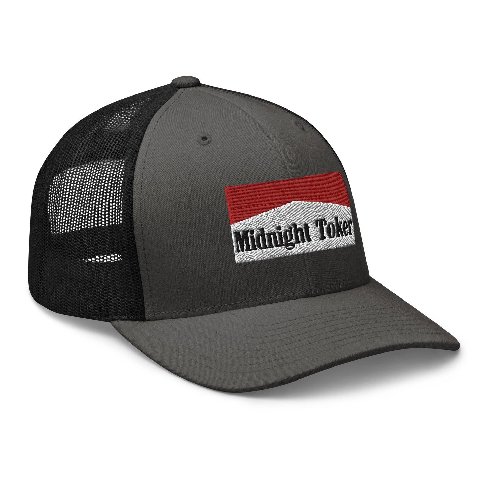 Midnight Toker Retro Trucker Hat Capital Crowns Funny Trucker Hats