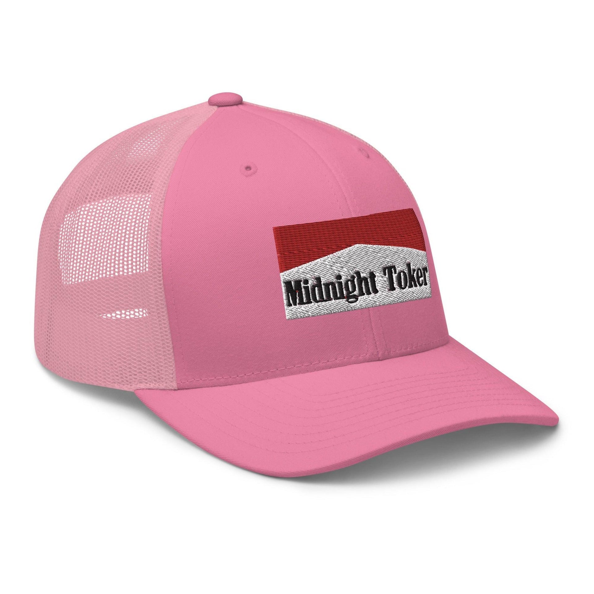 Midnight Toker Retro Trucker Hat Capital Crowns Funny Trucker Hats