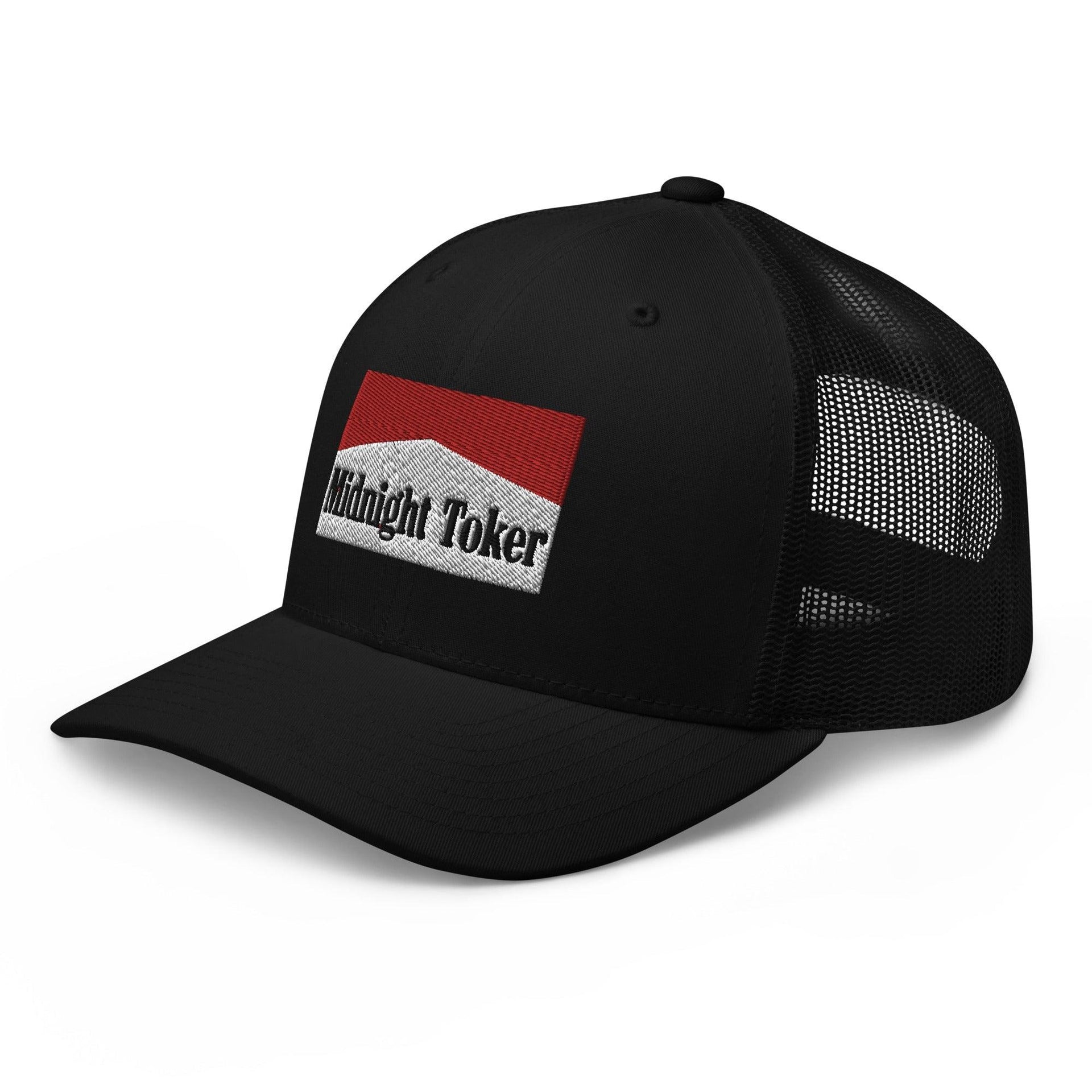 Midnight Toker Retro Trucker Hat Capital Crowns Funny Trucker Hats
