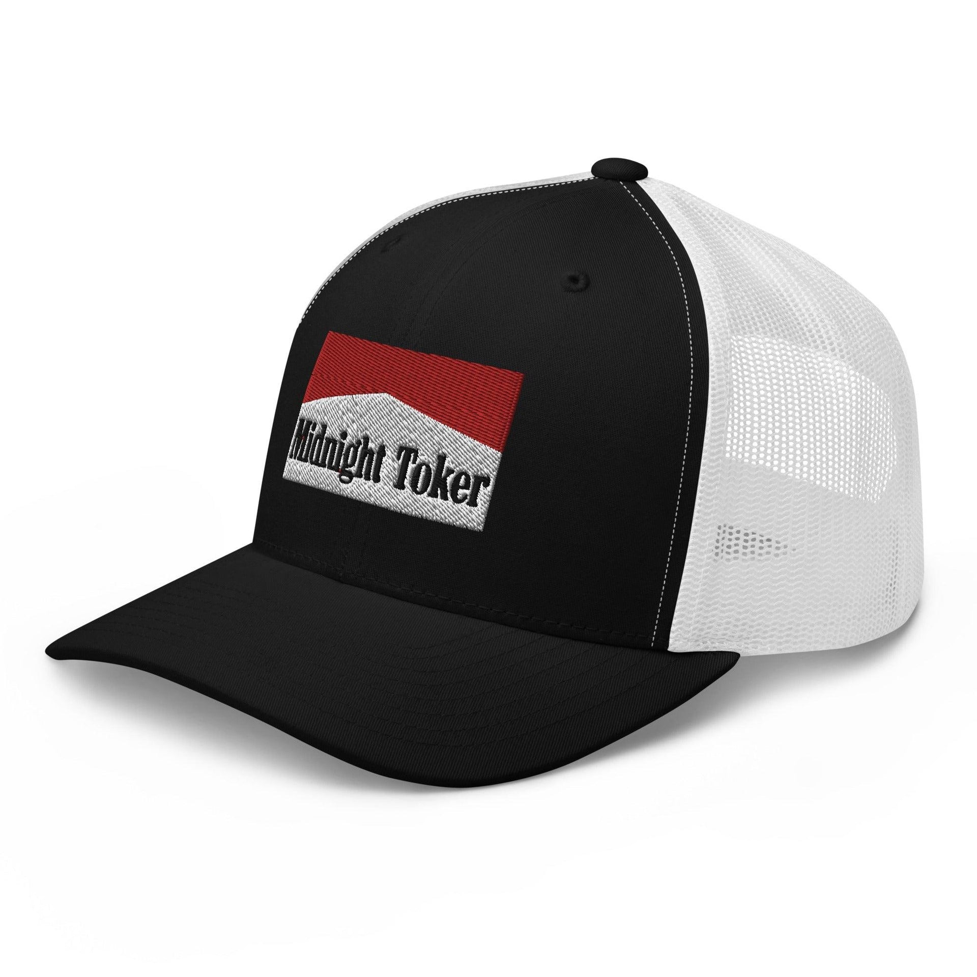 Midnight Toker Retro Trucker Hat Capital Crowns Funny Trucker Hats