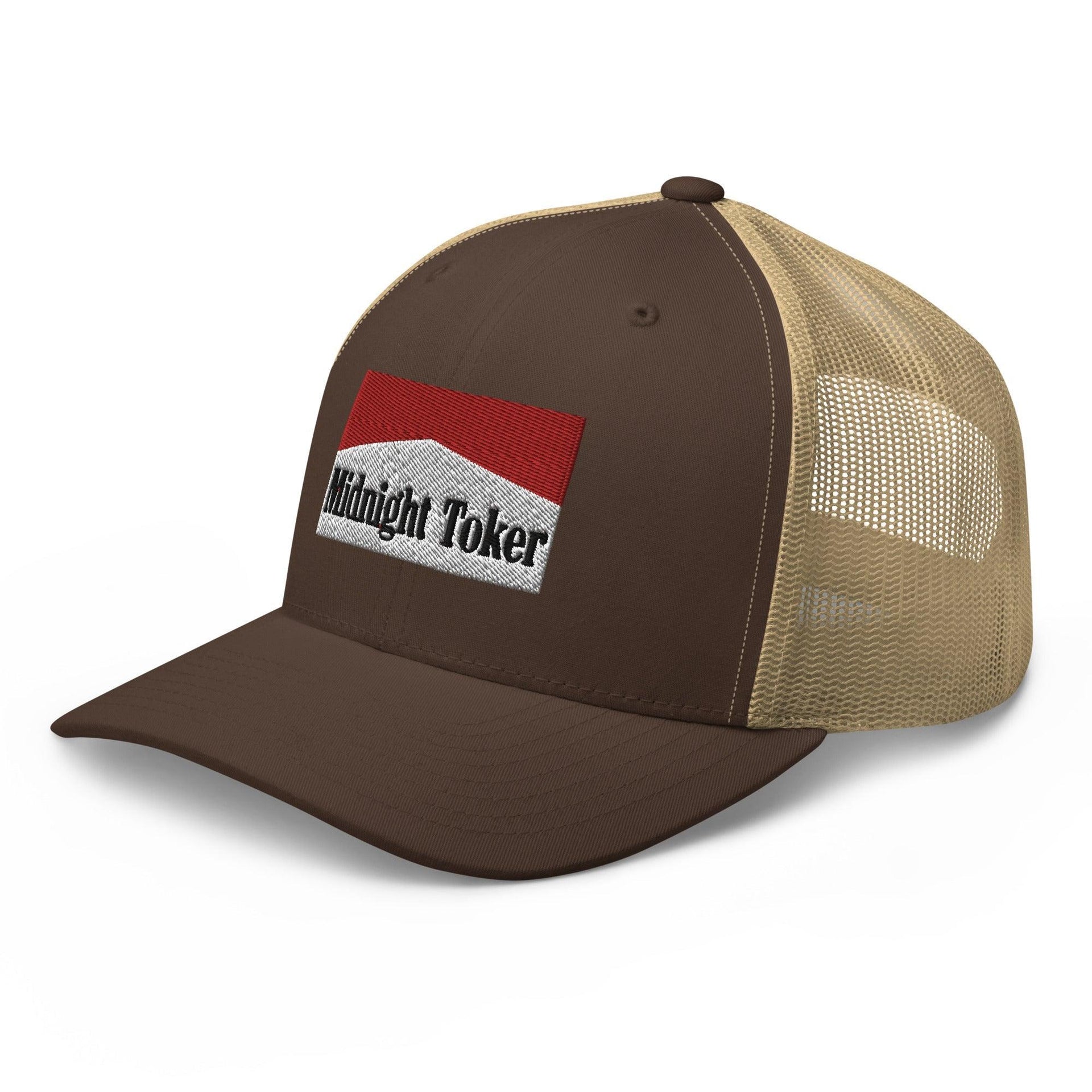 Midnight Toker Retro Trucker Hat Capital Crowns Funny Trucker Hats