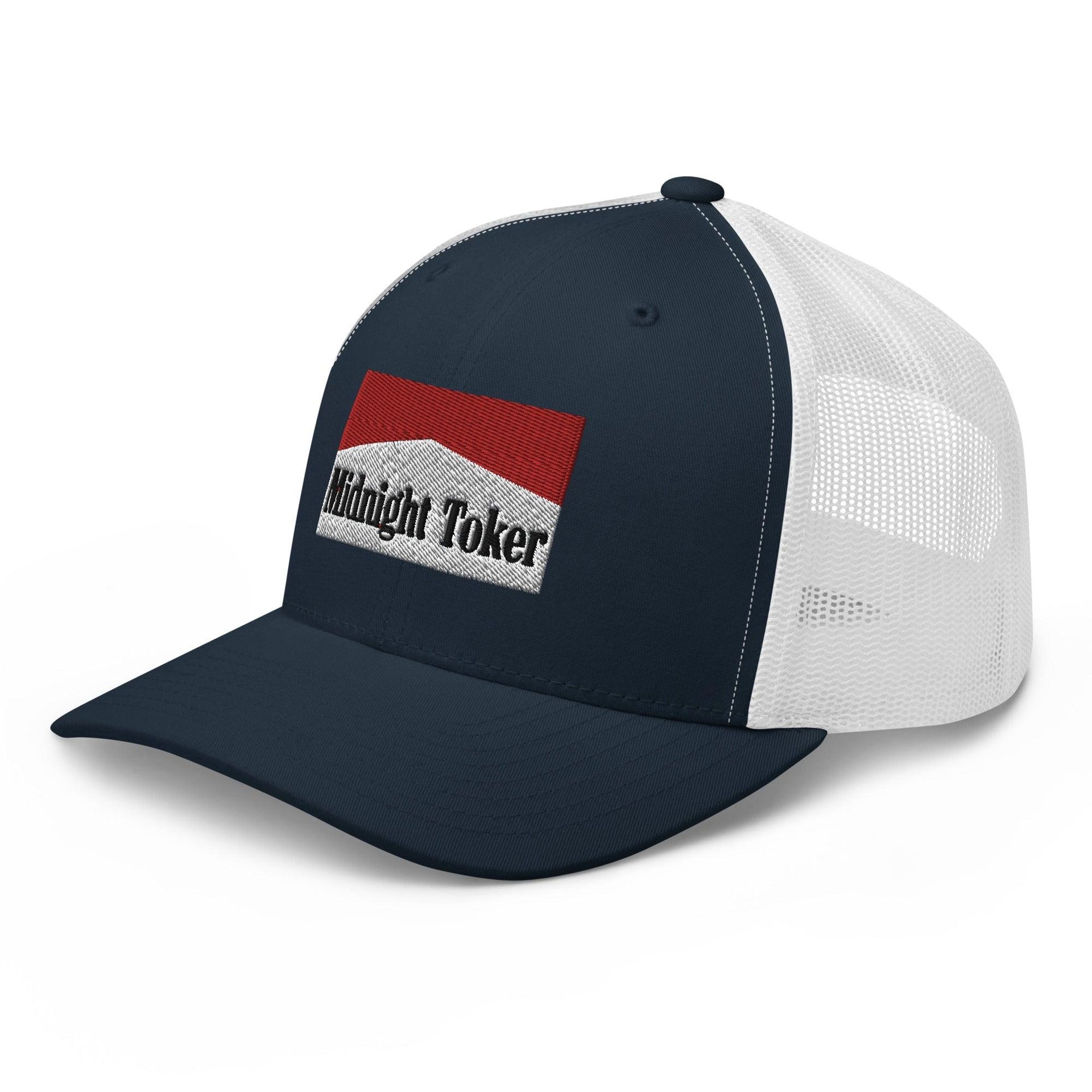 Midnight Toker Retro Trucker Hat Capital Crowns Funny Trucker Hats