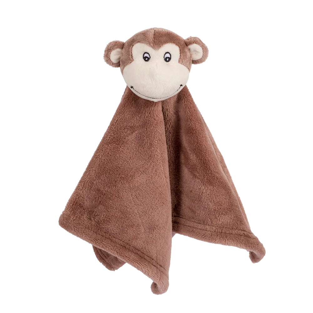Mini Monkey Blankey blankey brown embroidable monkey