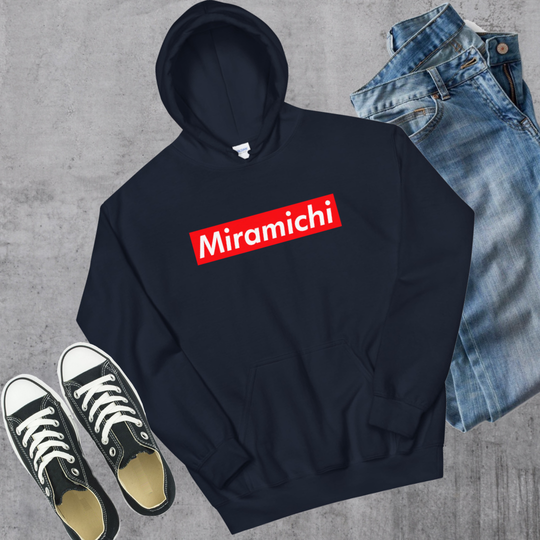 Miramichi Supreme'd Hoodie Navy Canadian City Apparel