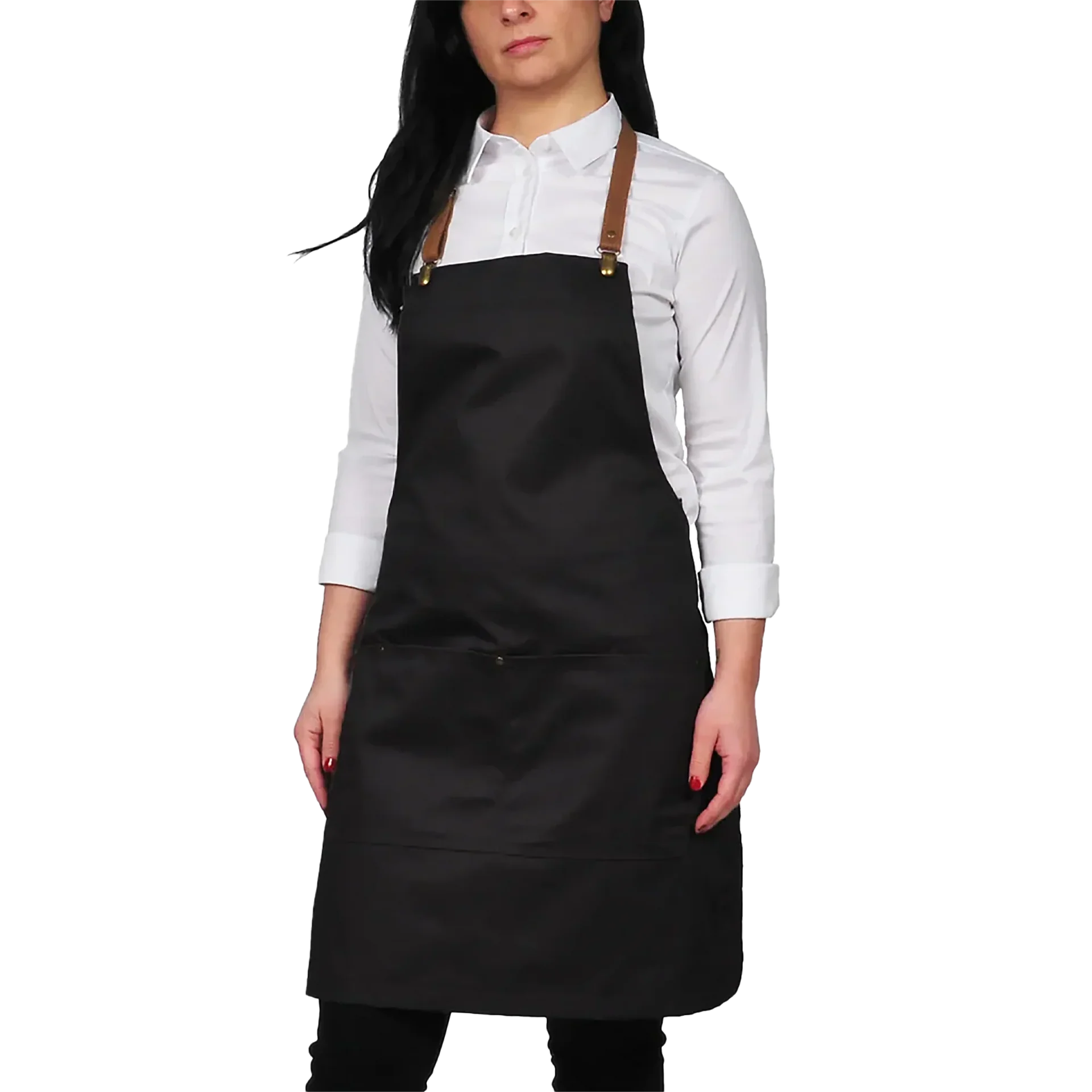 Mirvik The Minimalist - Bib Apron Black apron Mirvik