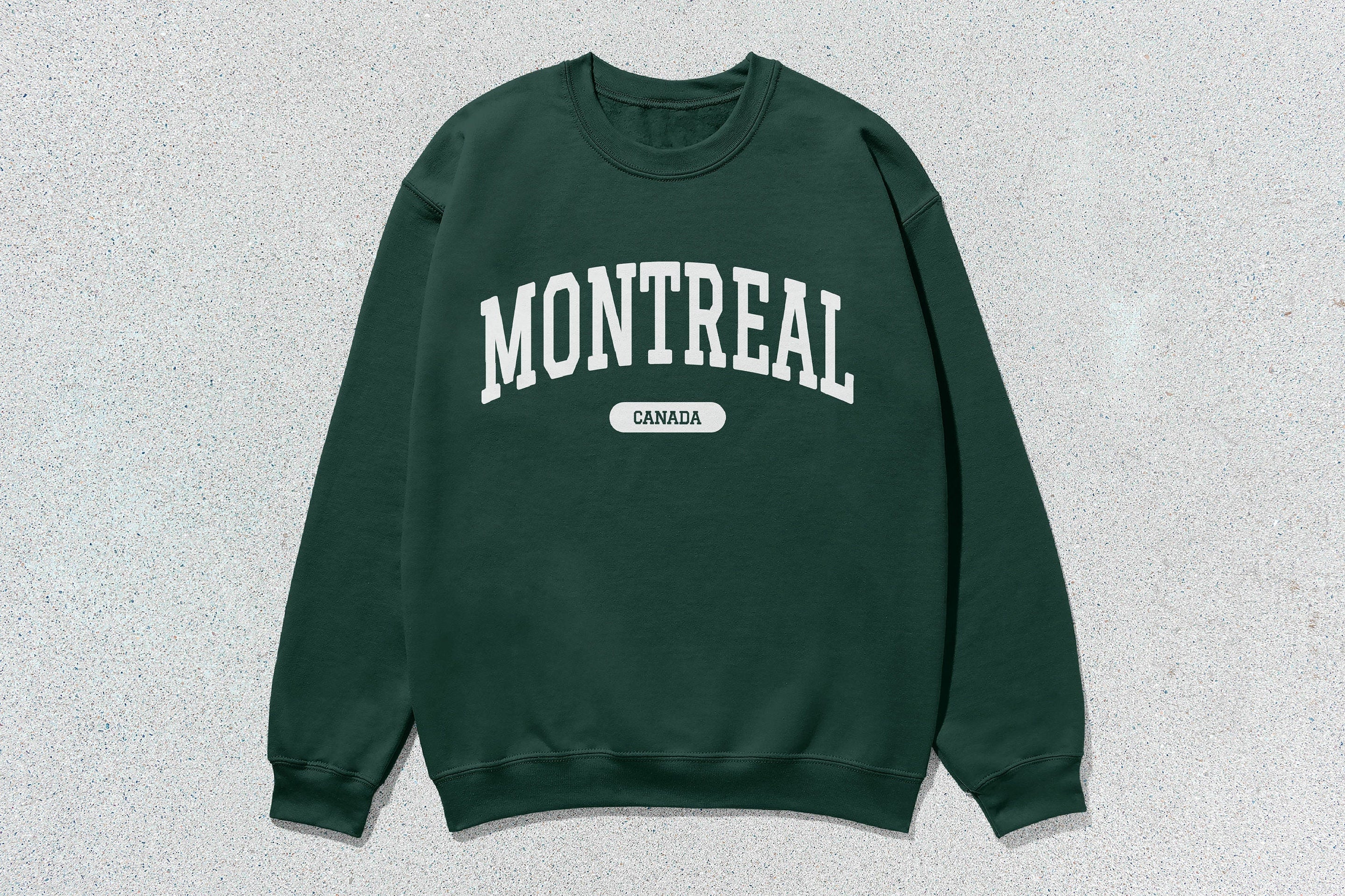 Montreal - Unisex Heavy Blend™ Crewneck Sweatshirt Green Canada Cities crewnecks hoodies sweaters