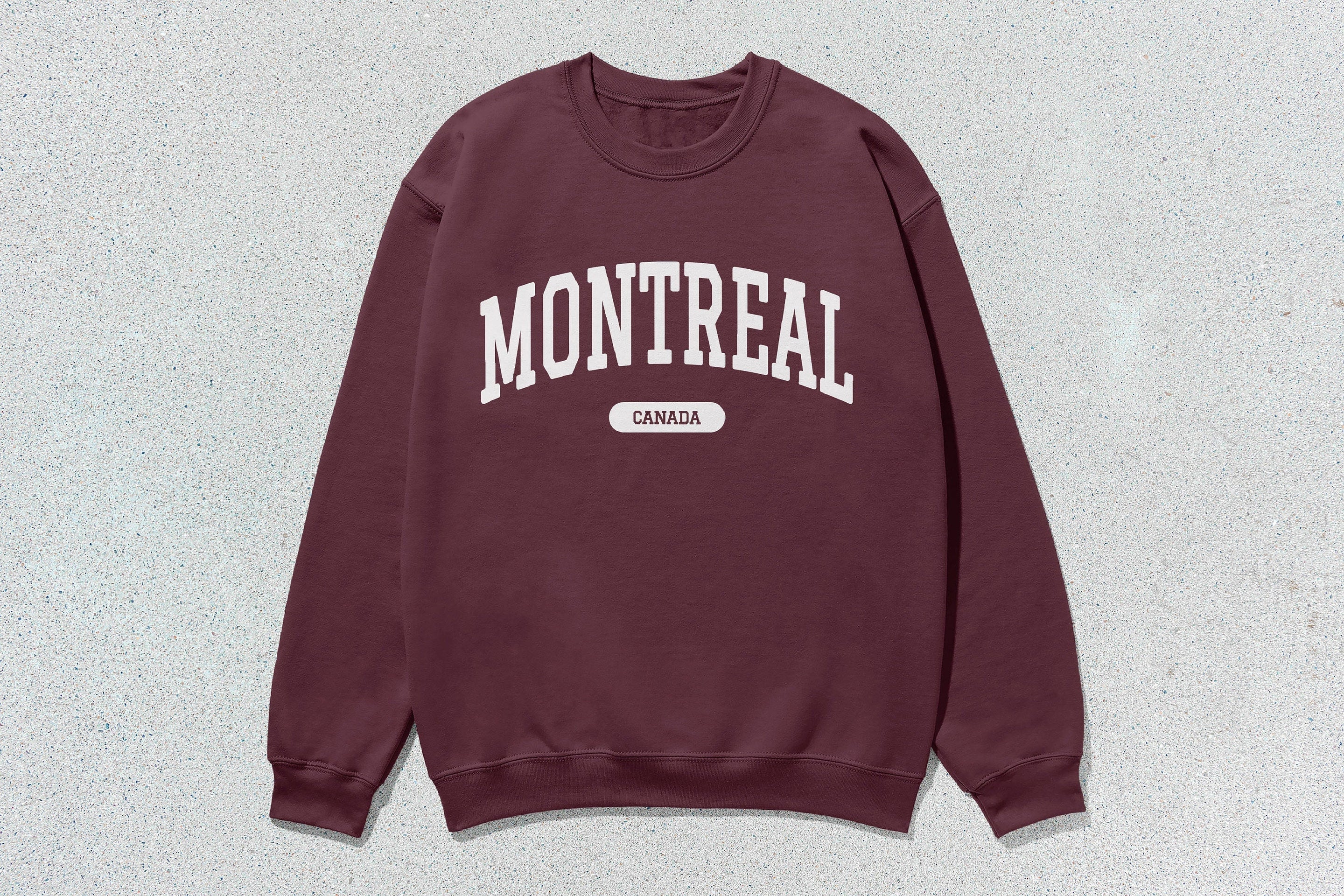 Montreal - Unisex Heavy Blend™ Crewneck Sweatshirt Maroon Canada Cities crewnecks hoodies sweaters