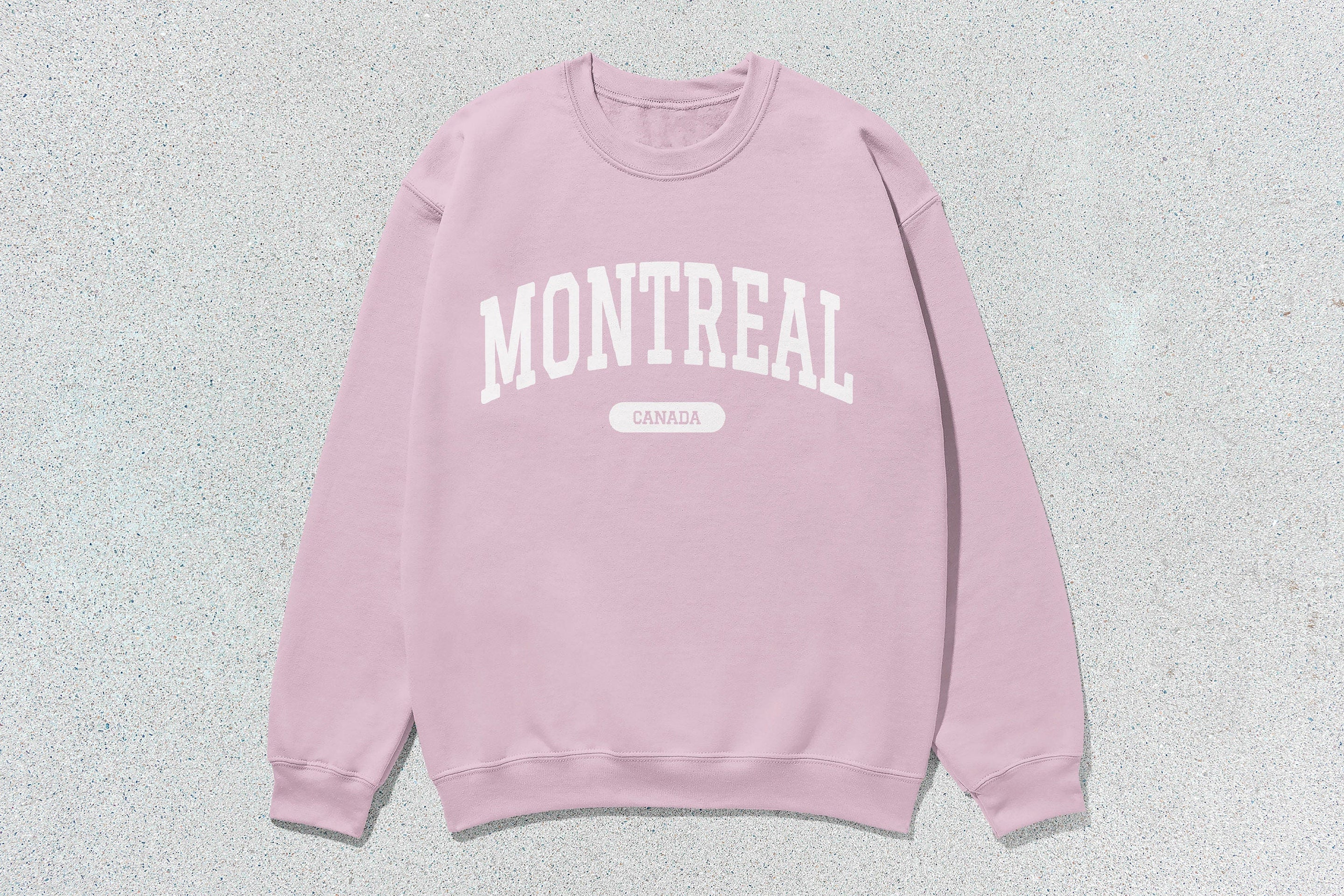 Montreal - Unisex Heavy Blend™ Crewneck Sweatshirt Pink Canada Cities crewnecks hoodies sweaters