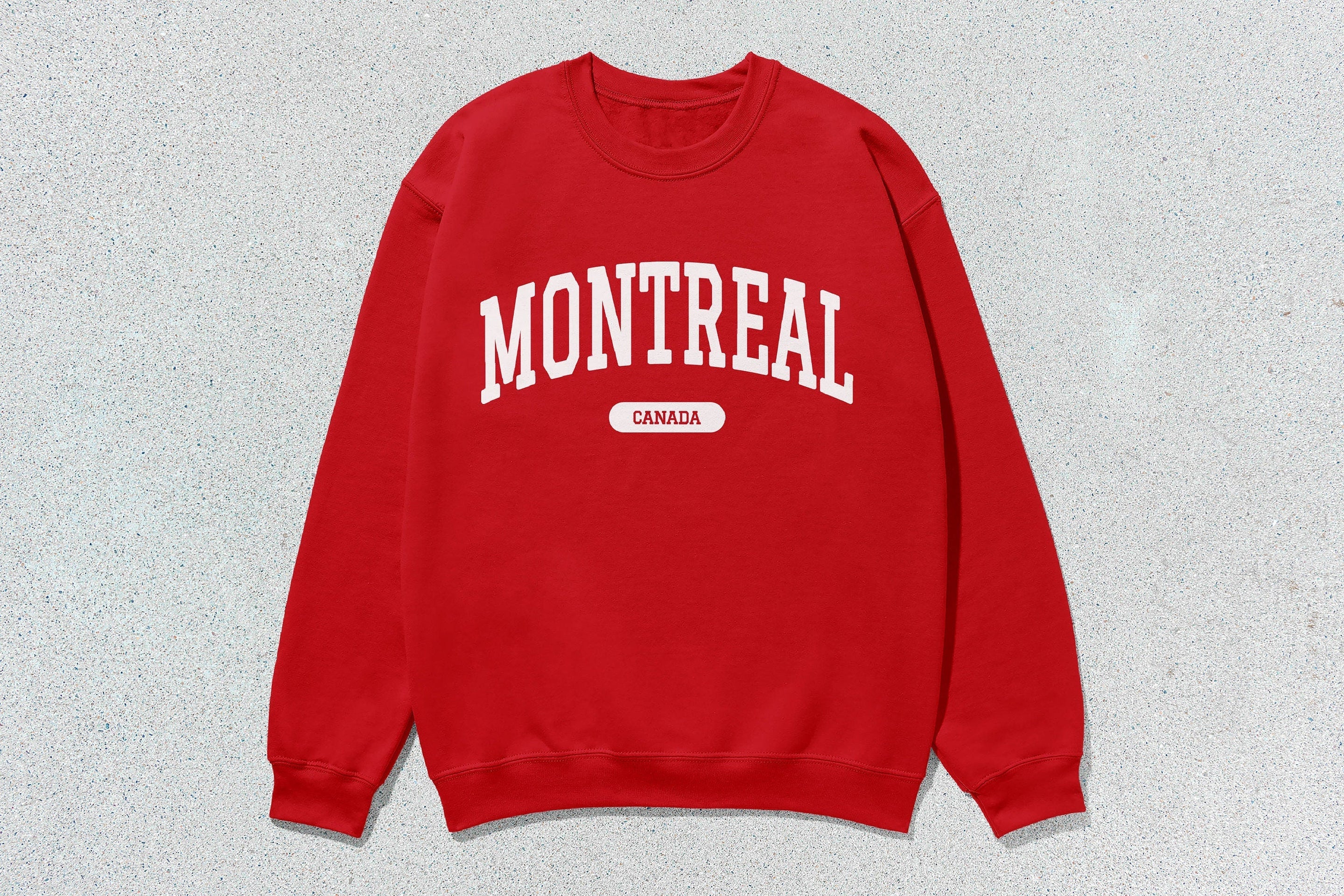 Montreal - Unisex Heavy Blend™ Crewneck Sweatshirt Red Canada Cities crewnecks hoodies sweaters