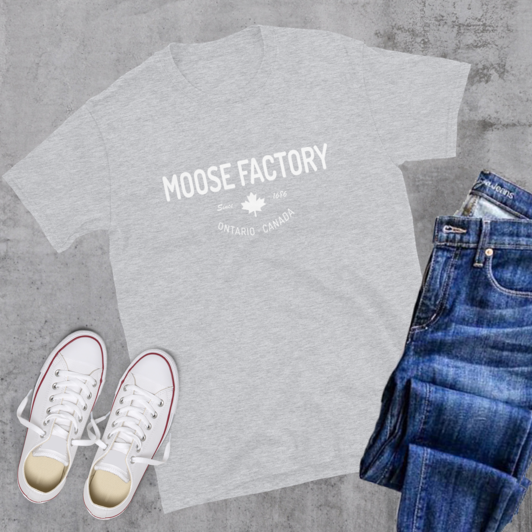 Moose Factory since 1686 Tee Sport Grey Canadian City Apparel