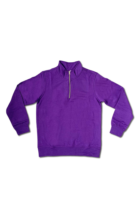 MR978 PURPLE 280 GSM 50 poly / 50 cotton Zip Up Hoodie