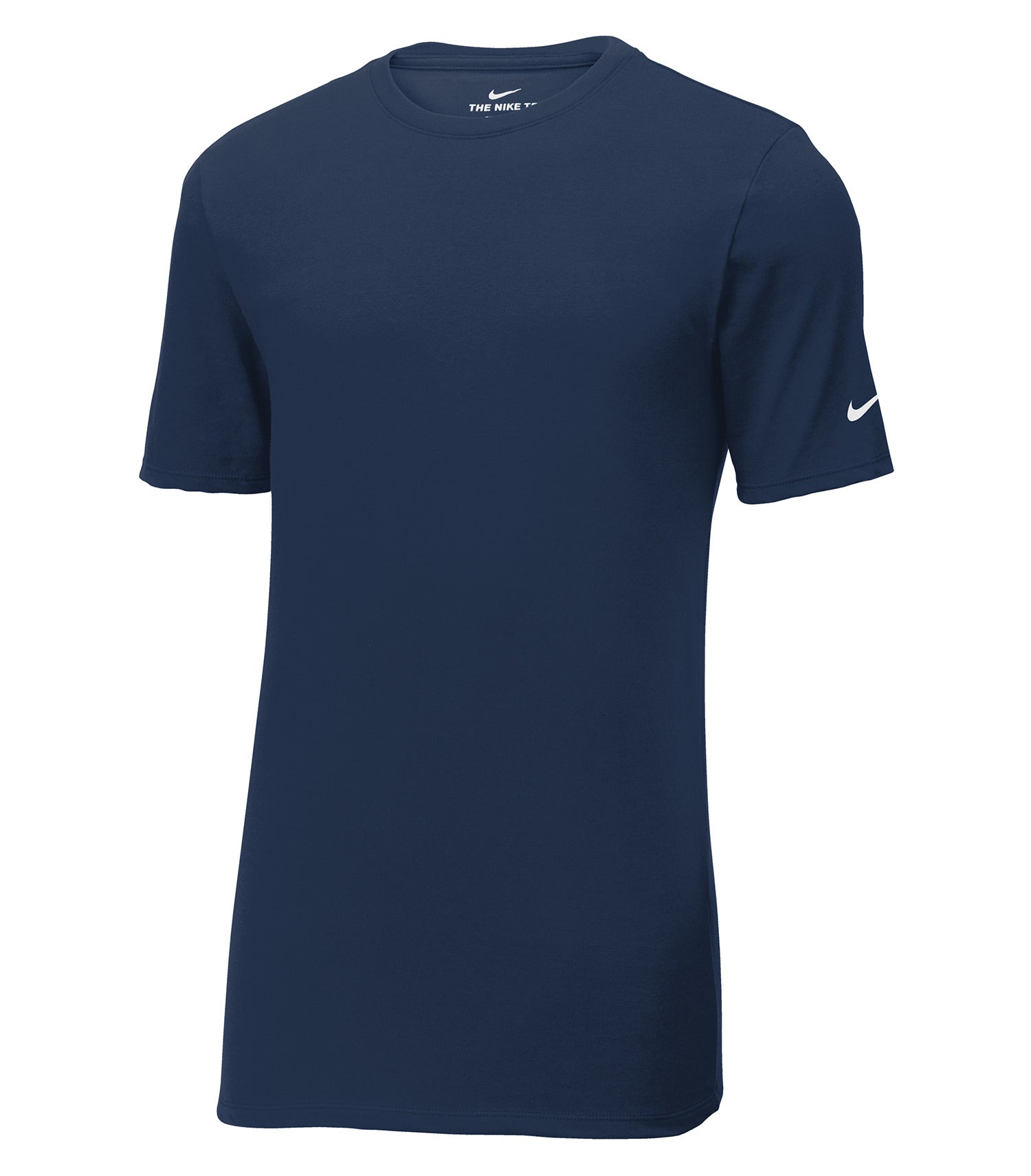 Nike - NIKE Dri-FIT COTTON/POLY TEE. - NKBQ5231 College Navy Nike NKBQ5231