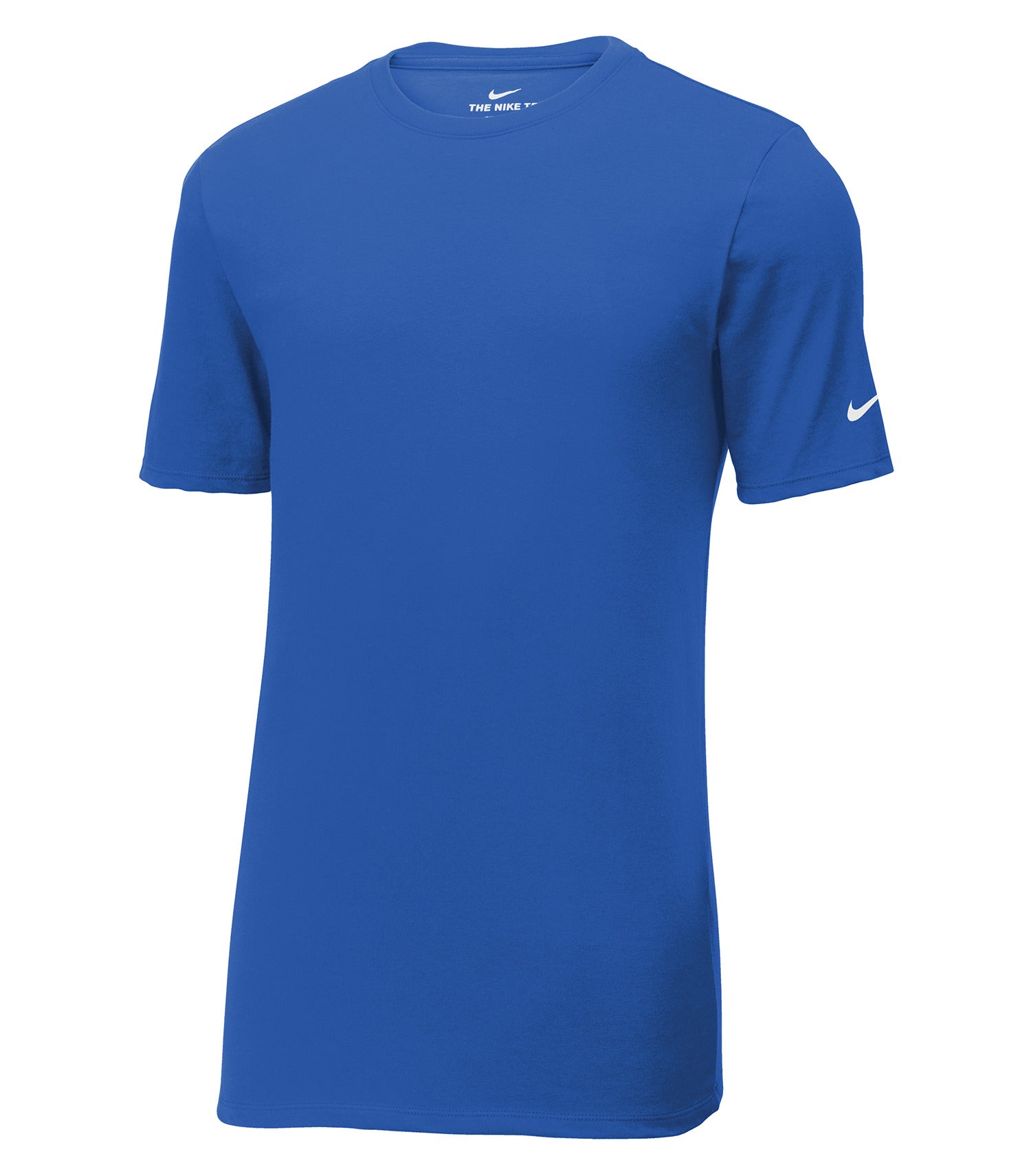 Nike - NIKE Dri-FIT COTTON/POLY TEE. - NKBQ5231 Rush Blue Nike NKBQ5231