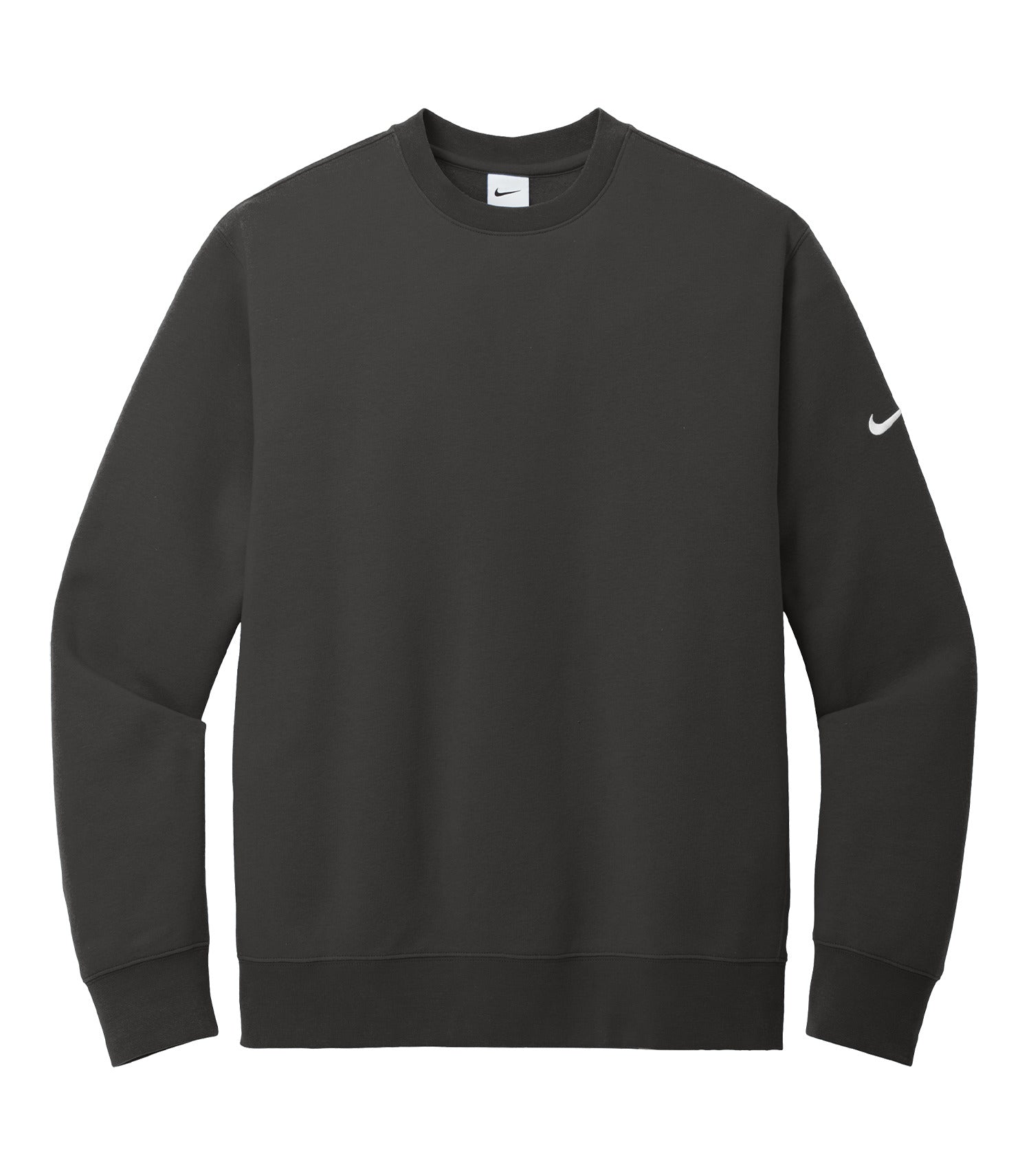 Nike - NIKE CLUB FLEECE SLEEVE SWOOSH CREW. - NKFD9863 Anthracite Nike NKFD9863