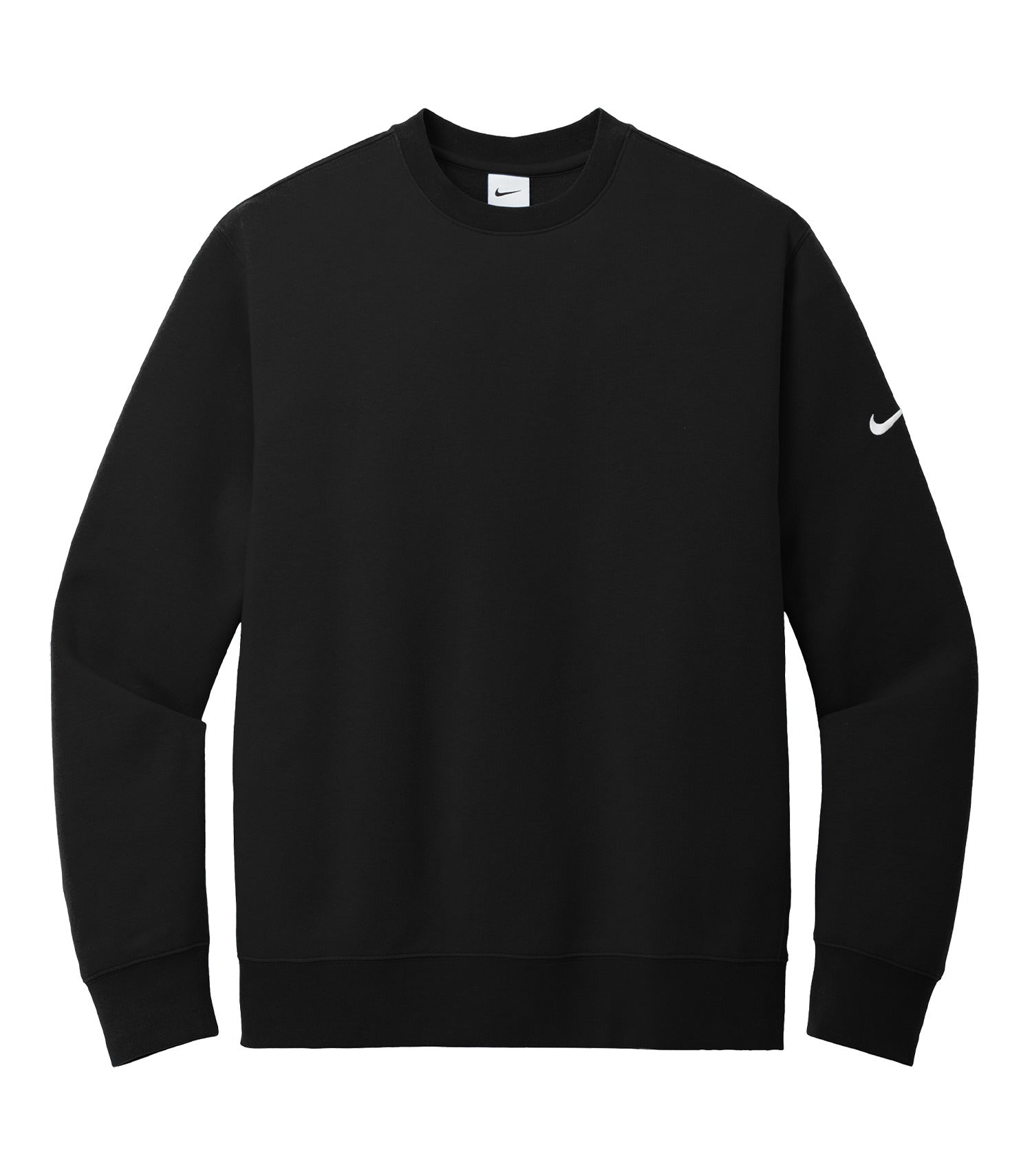 Nike - NIKE CLUB FLEECE SLEEVE SWOOSH CREW. - NKFD9863 Black Nike NKFD9863