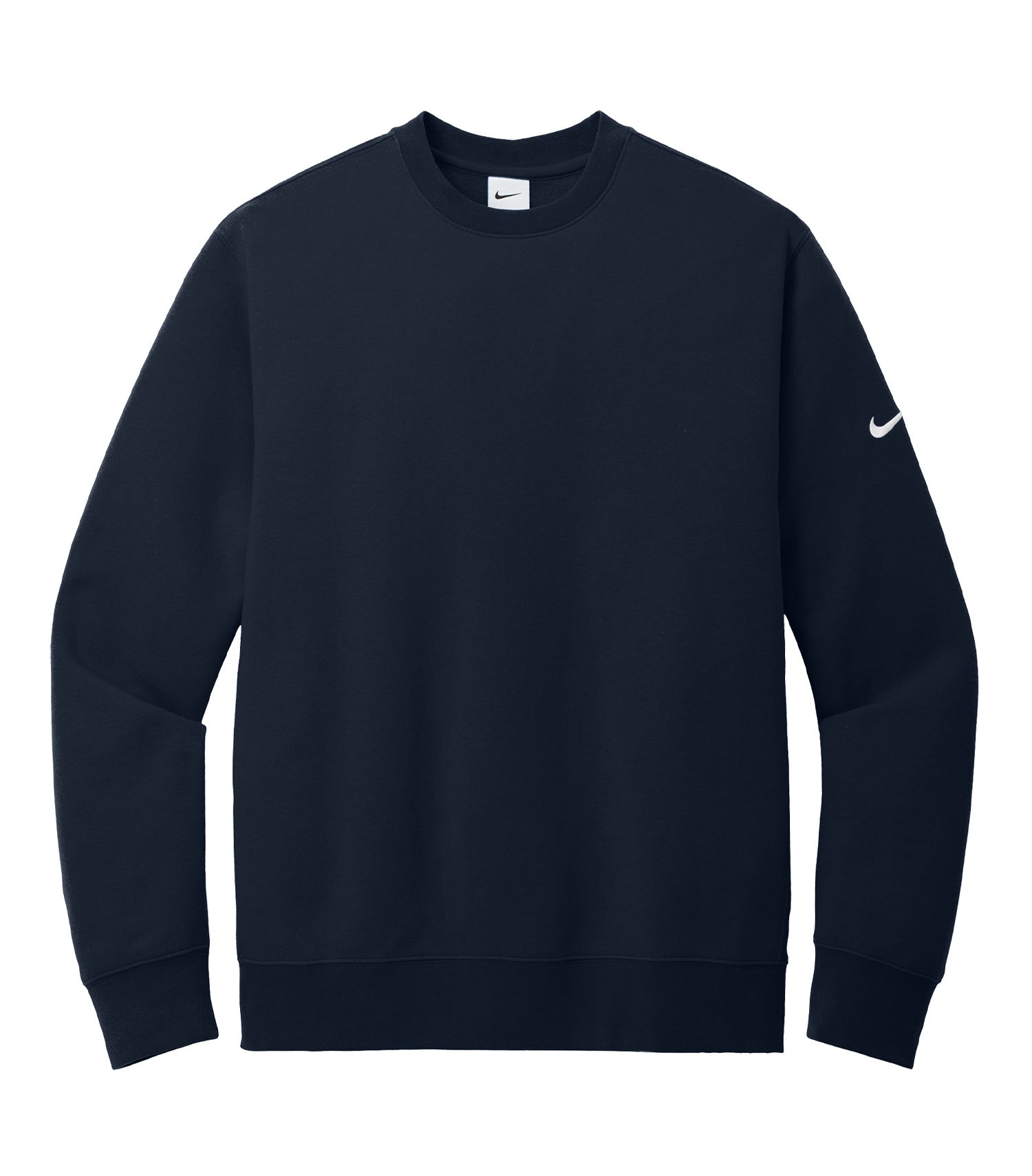 Nike - NIKE CLUB FLEECE SLEEVE SWOOSH CREW. - NKFD9863 Midnight Navy Nike NKFD9863