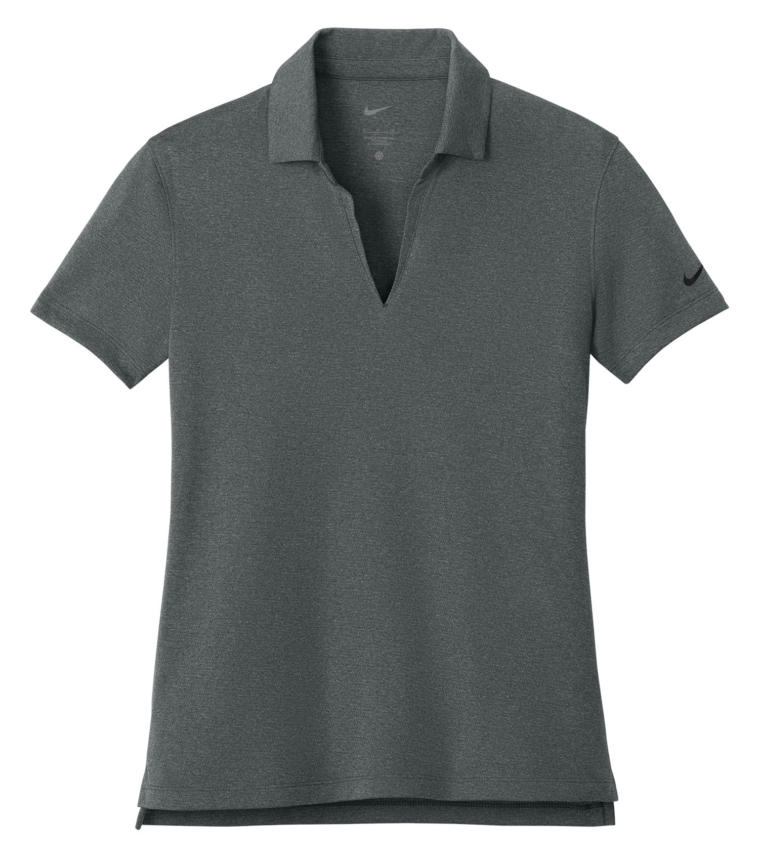 Nike - NIKE Dri-FIT SMOOTH HEATHER LADIES’ POLO. - NKFQ4793 Anthracite Heather Nike NKFQ4793
