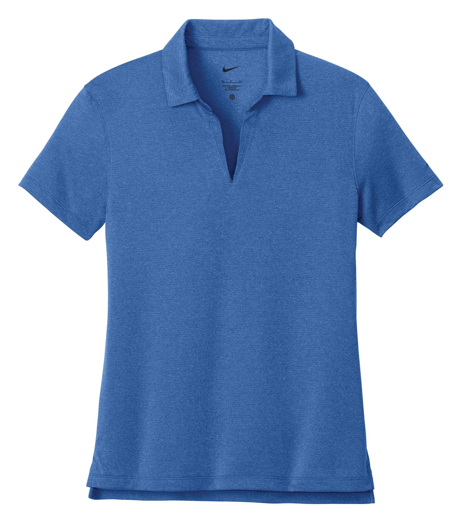 Nike - NIKE Dri-FIT SMOOTH HEATHER LADIES’ POLO. - NKFQ4793 Game Royal Heather Nike NKFQ4793