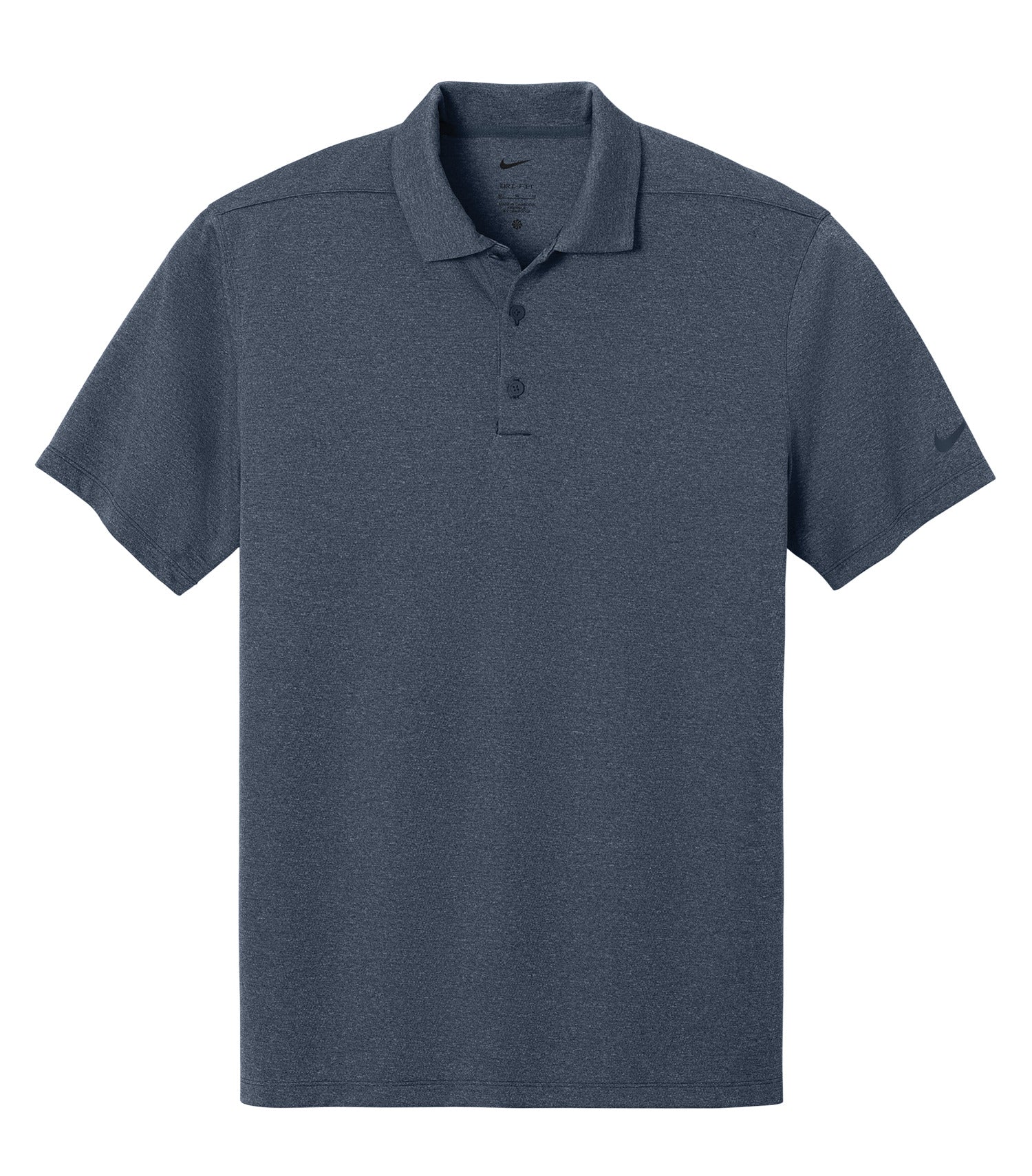 Nike - NIKE Dri-FIT SMOOTH HEATHER POLO. - NKFQ4794 Navy Heather Nike NKFQ4794