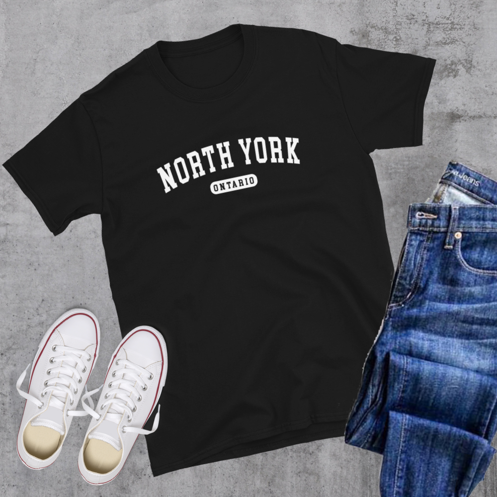 North York Ontario College Tee Canadian City Apparel