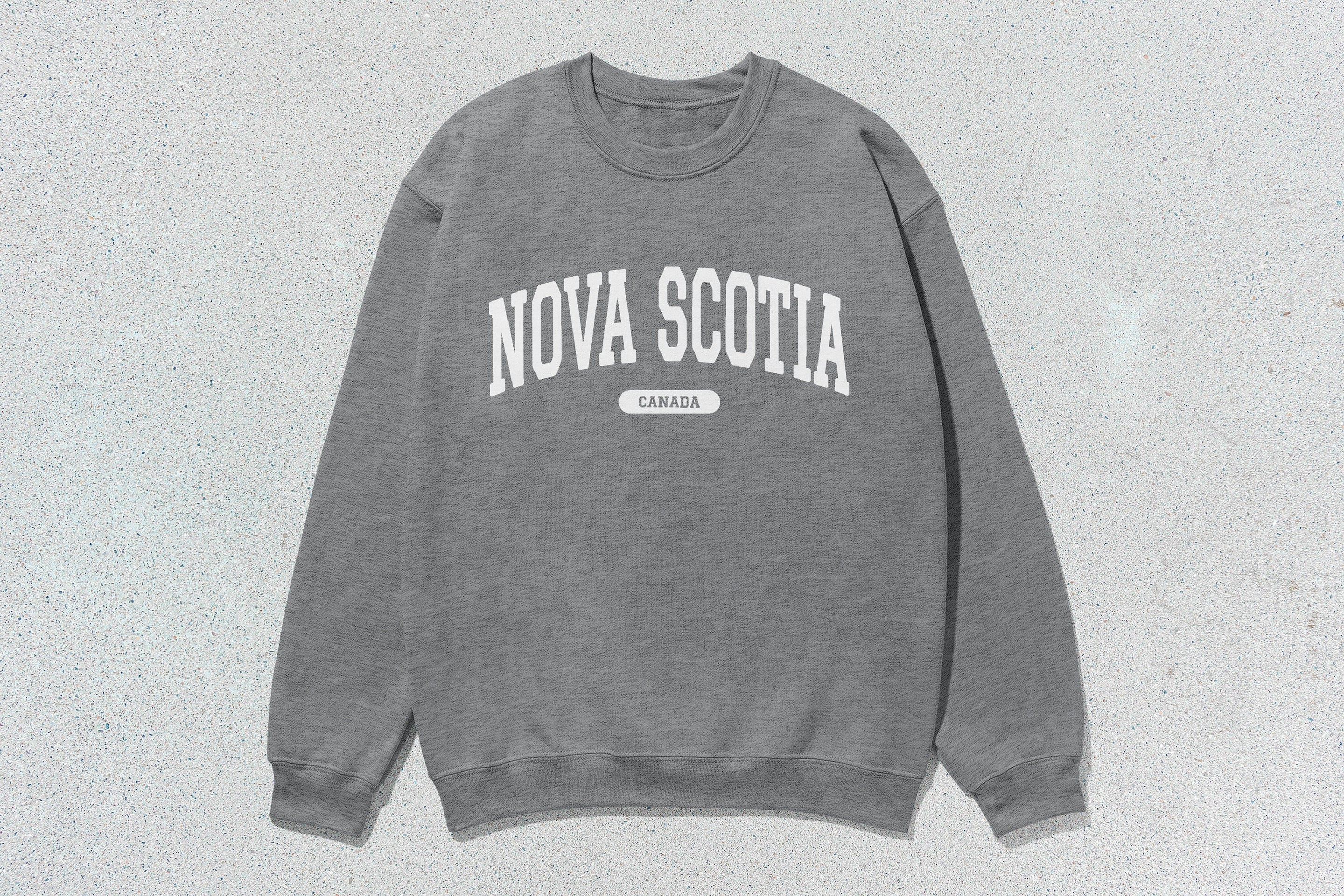 Nova Scotia - Unisex Heavy Blend™ Crewneck Sweatshirt athletic heather Canada Cities crewnecks hoodies sweaters