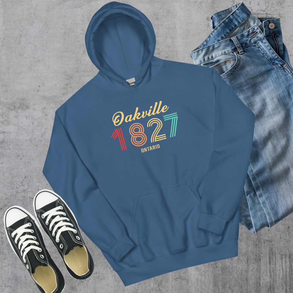 Oakville Vintage Hoodie Canadian City Apparel