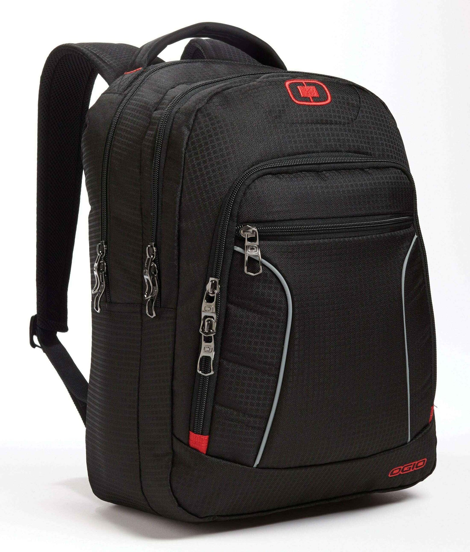 Ogio Colton Backpack 411063 Red Silver OSFA backpack backpacks bag Color-Black/ Silver Color-Red/ Silver Ogio