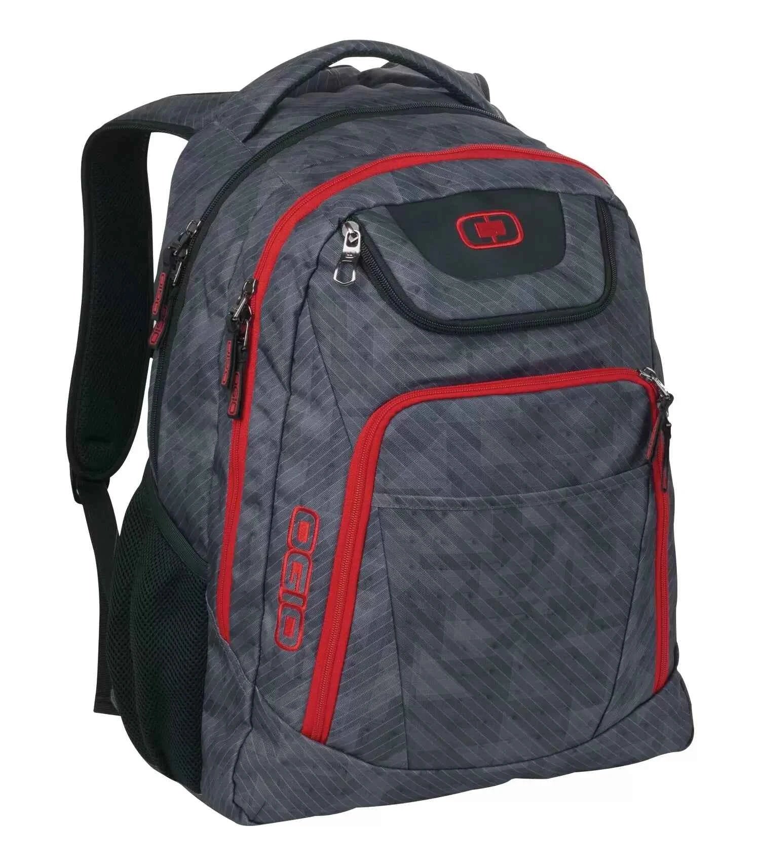 Ogio Excelsior Backpack 411069 Cynderfunk Red OSFA backpack backpacks bag Color-Black/ Silver Ogio Size-OSFA