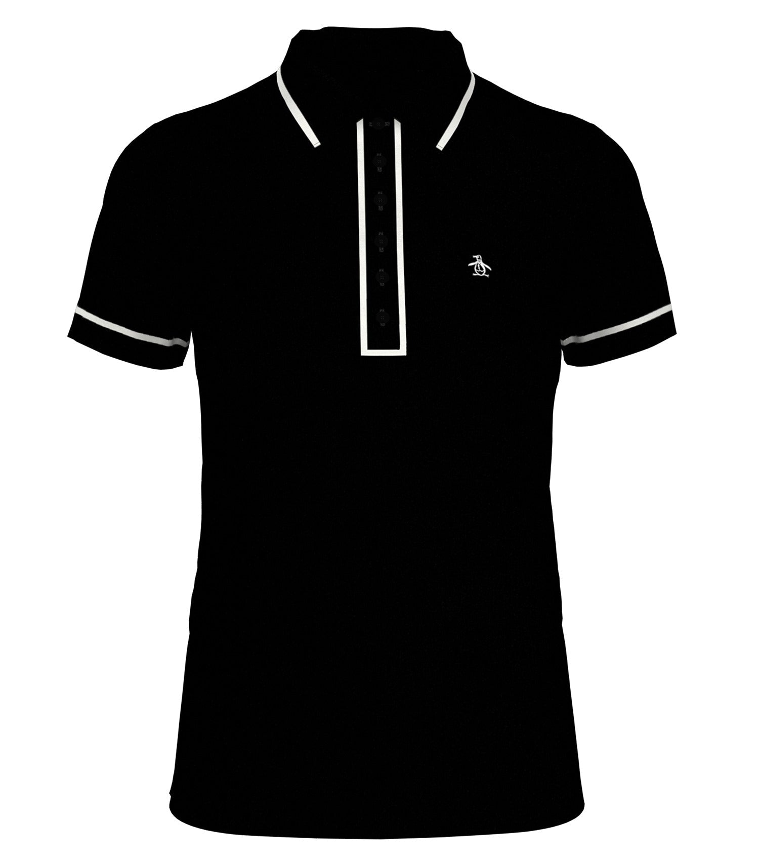 OriginalPenguin - ORIGINAL PENGUIN&reg; LADIES' VERONICA POLO. - OGKSE048 Caviar Black OGKSE048 OriginalPenguin