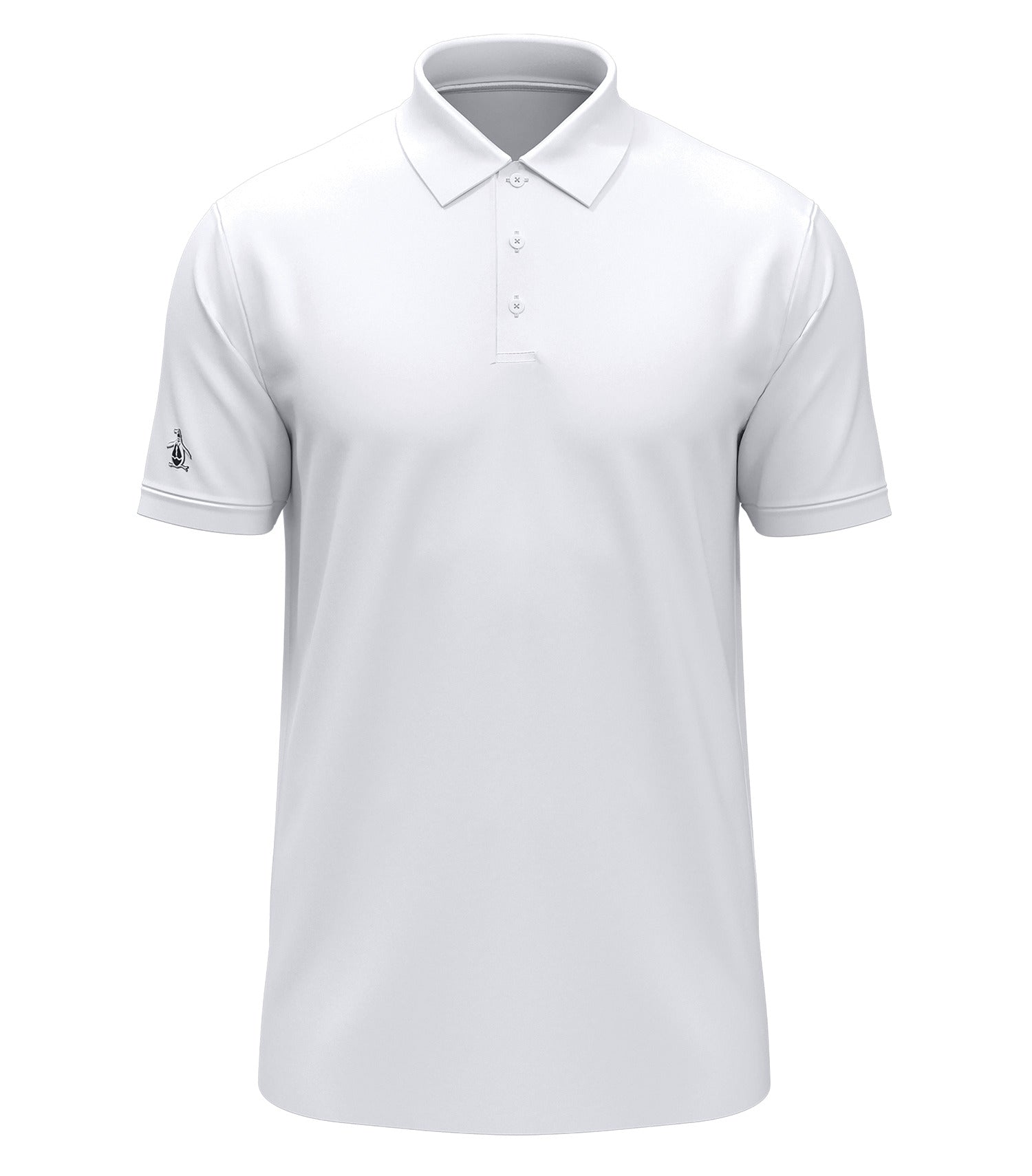 OriginalPenguin - ORIGINAL PENGUIN&reg; SOLID POLO. - OGM0F4 Bright White OGM0F4 OriginalPenguin
