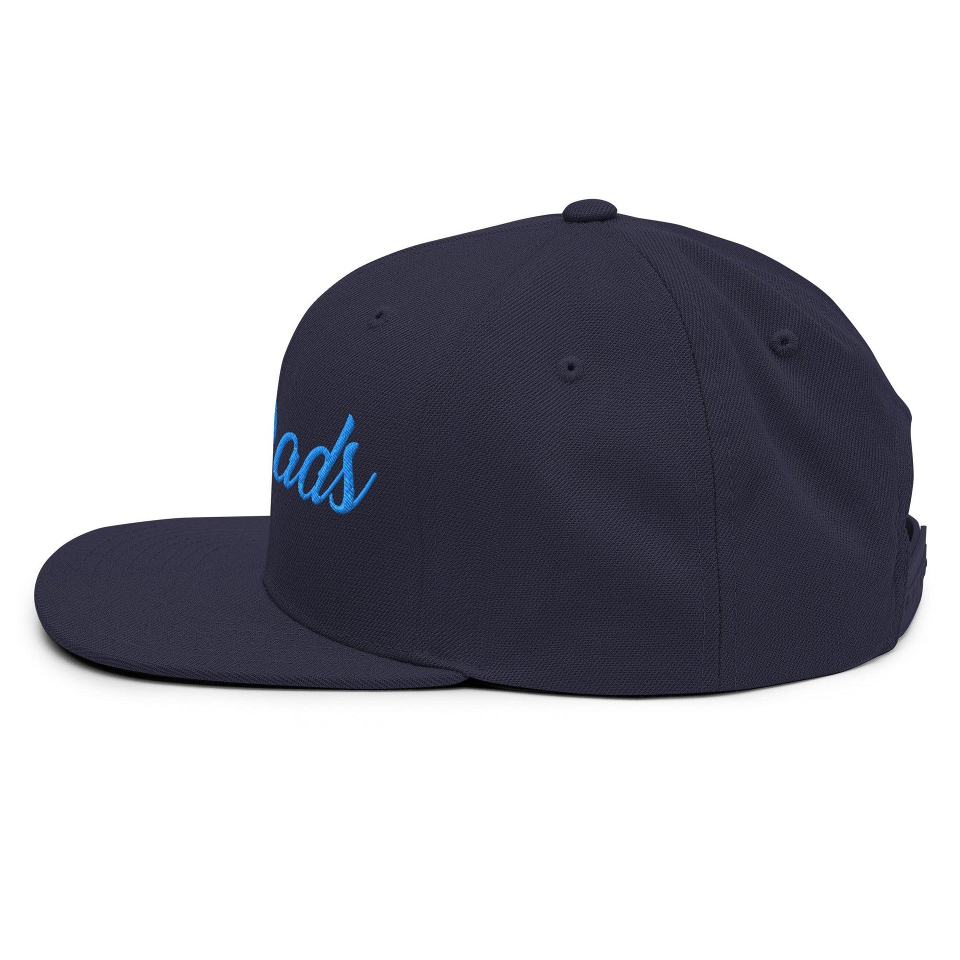 Only Dads Embroidered Flat Bill Brim Snapback Hat Capital Crowns Funny Snapback Hats