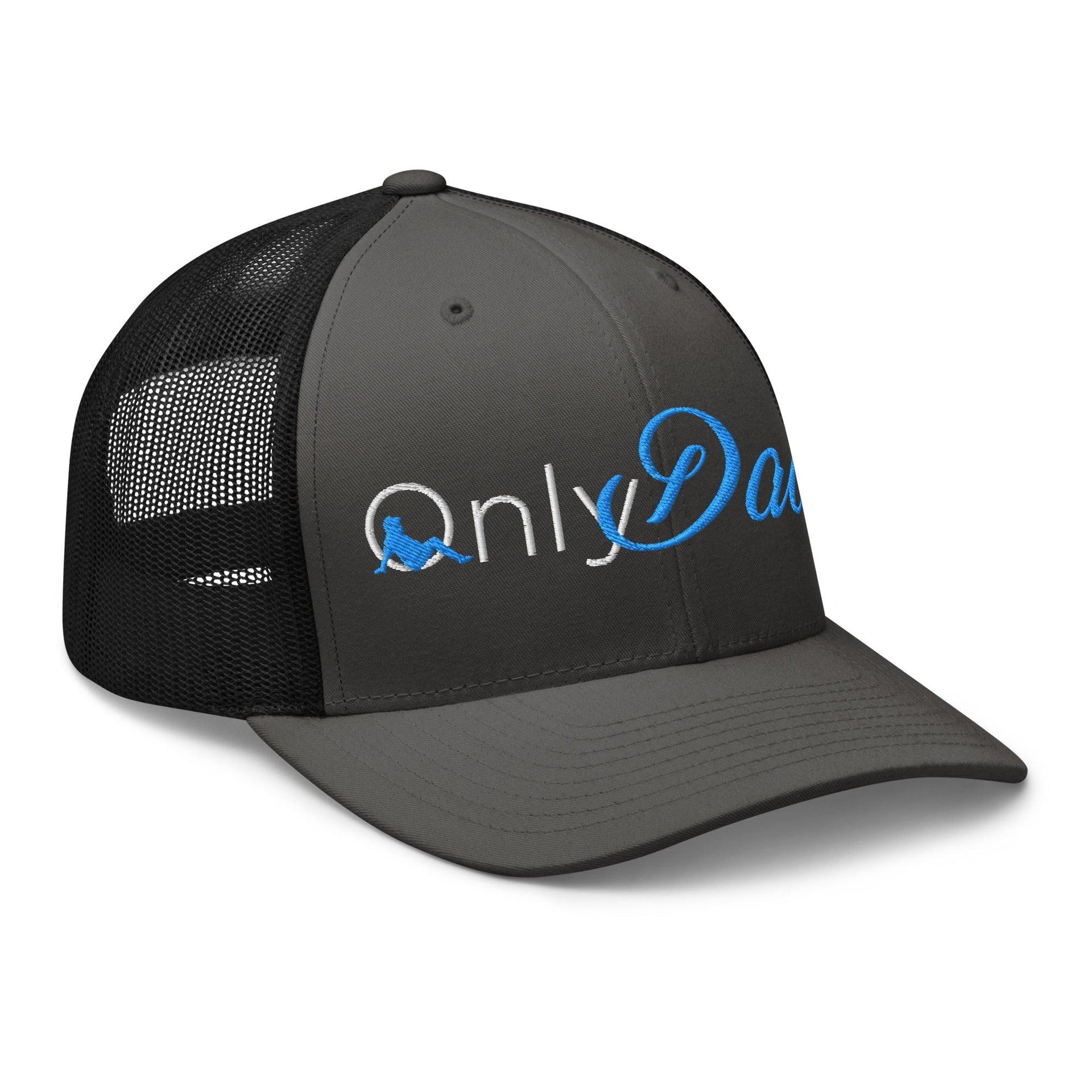 Only Dads Embroidered Mesh Trucker Hat Capital Crowns Funny Trucker Hats