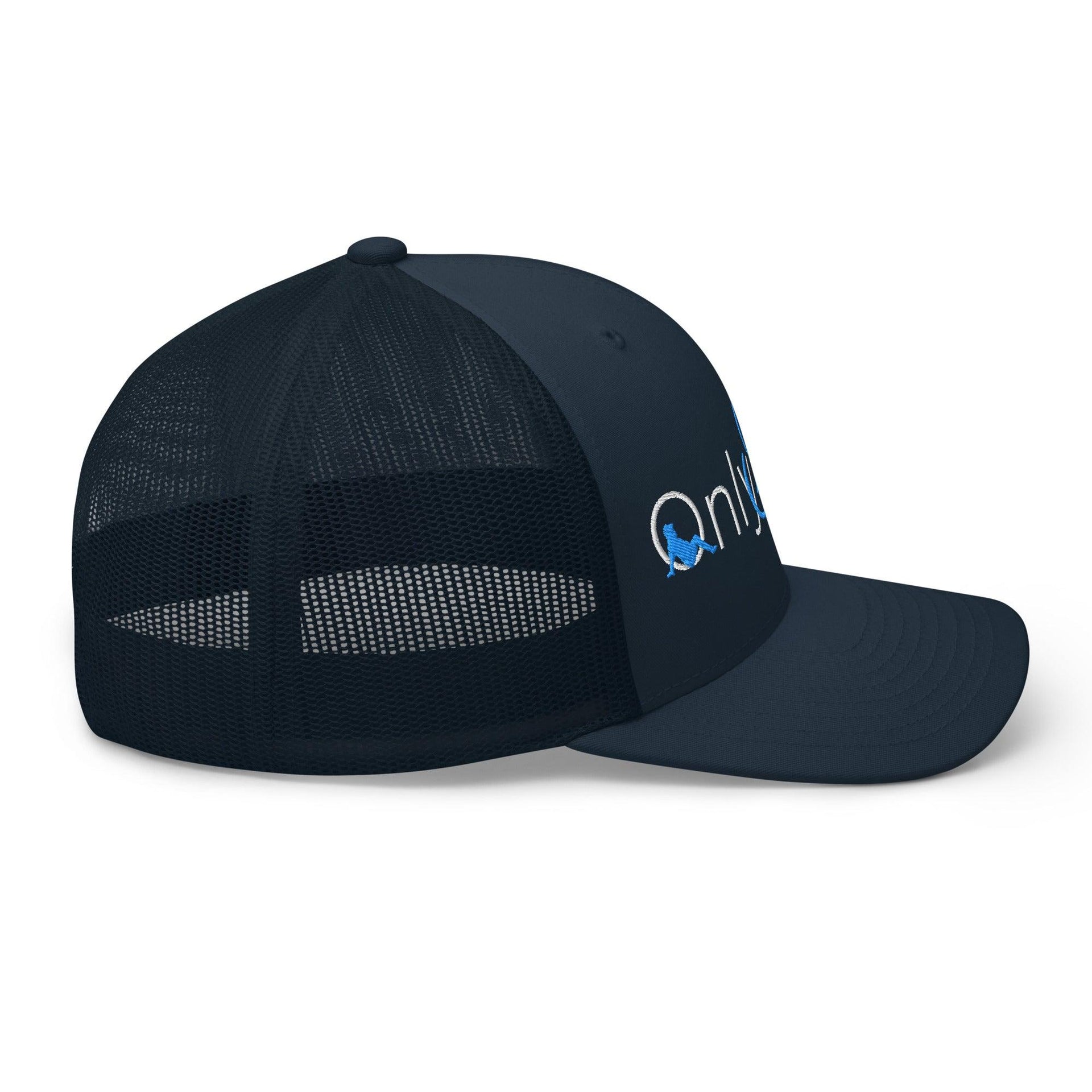 Only Dads Embroidered Mesh Trucker Hat Capital Crowns Funny Trucker Hats