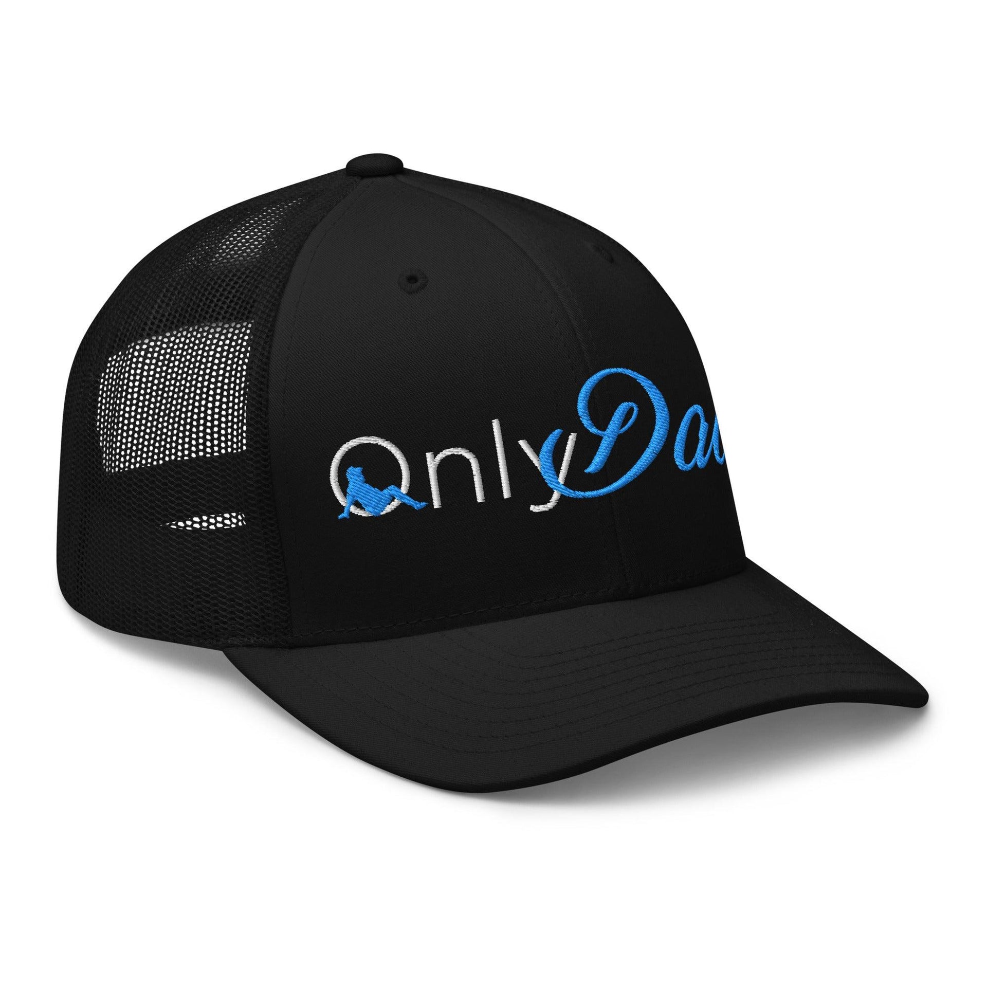 Only Dads Embroidered Mesh Trucker Hat Capital Crowns Funny Trucker Hats