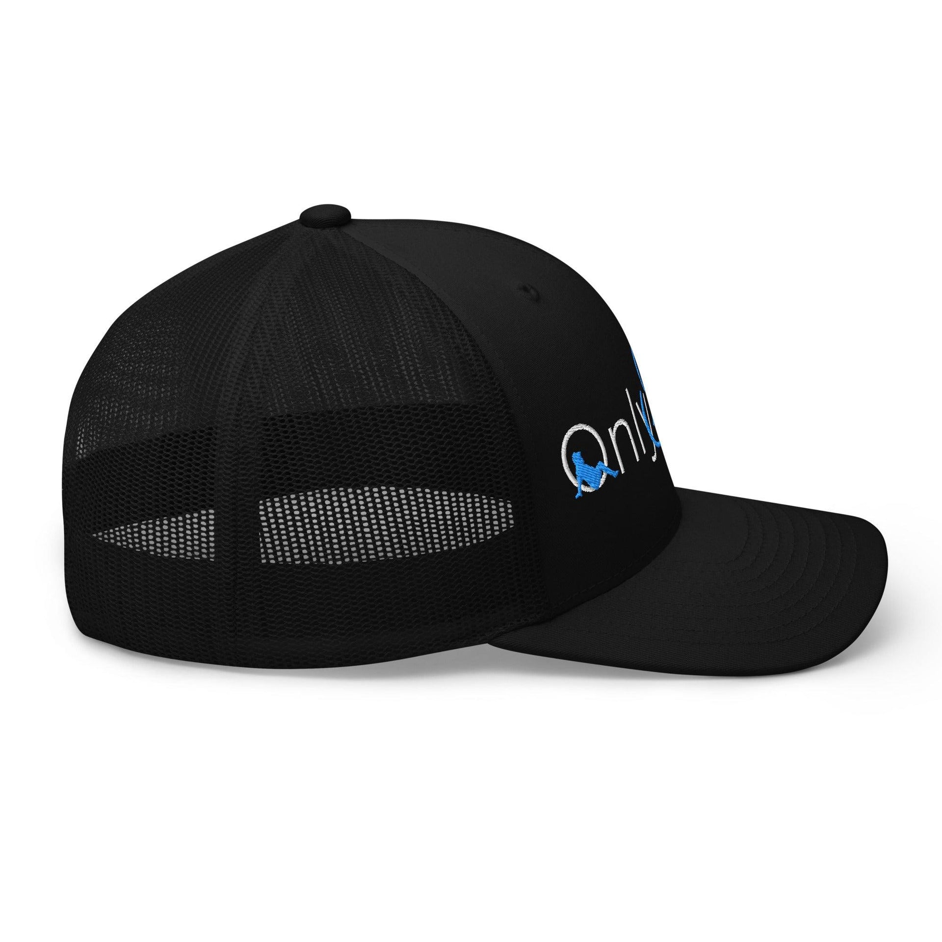 Only Dads Embroidered Mesh Trucker Hat Capital Crowns Funny Trucker Hats