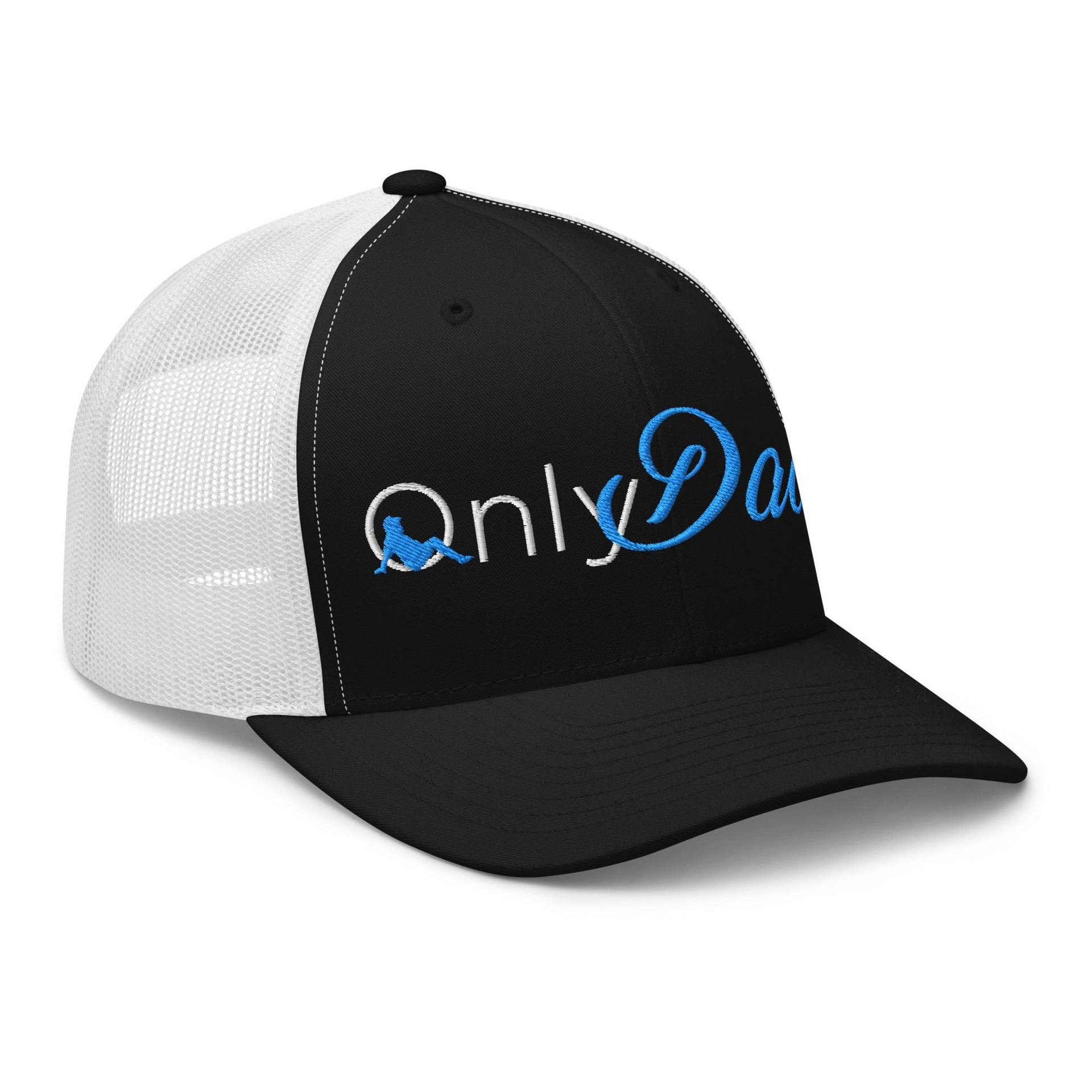 Only Dads Embroidered Mesh Trucker Hat Capital Crowns Funny Trucker Hats
