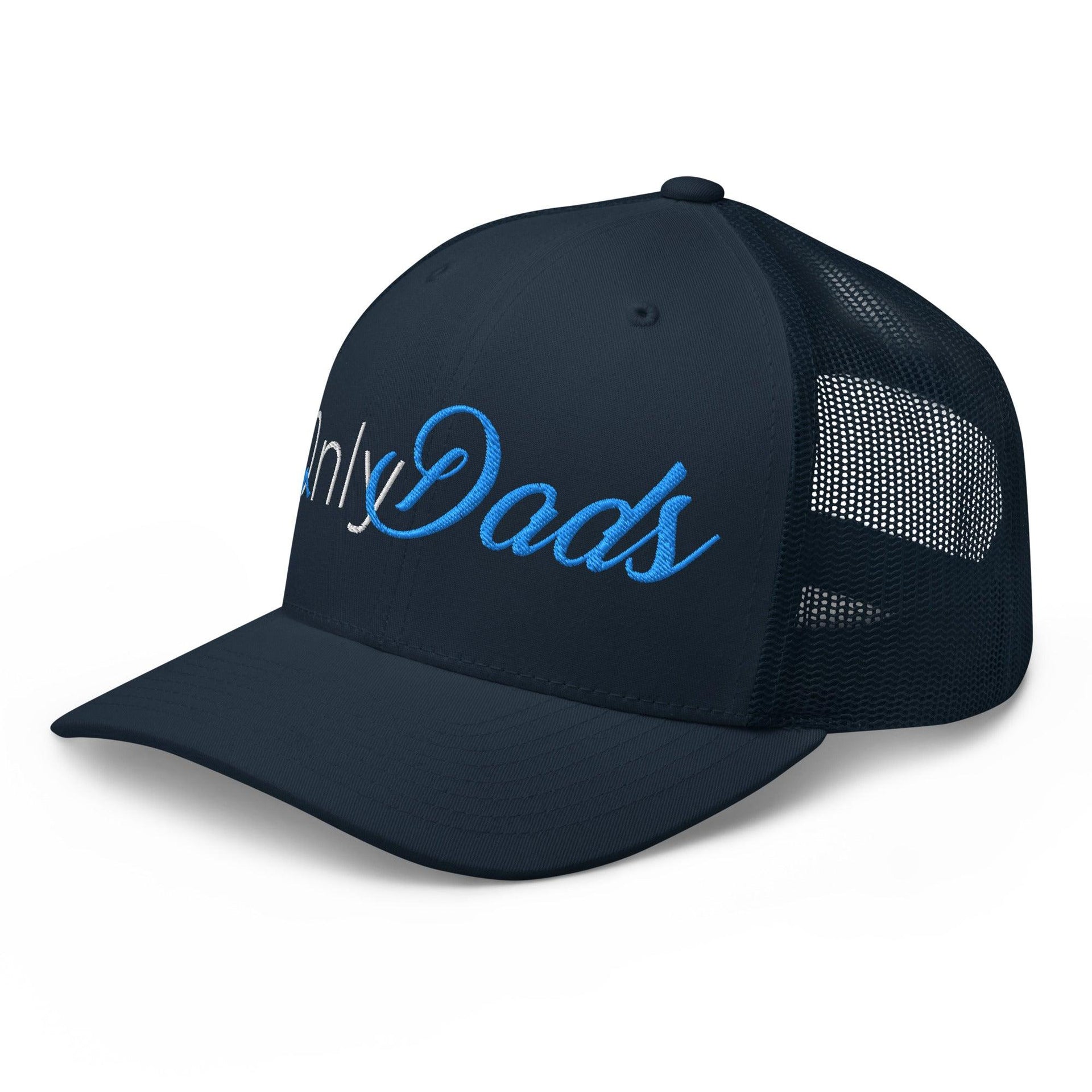 Only Dads Embroidered Mesh Trucker Hat Capital Crowns Funny Trucker Hats