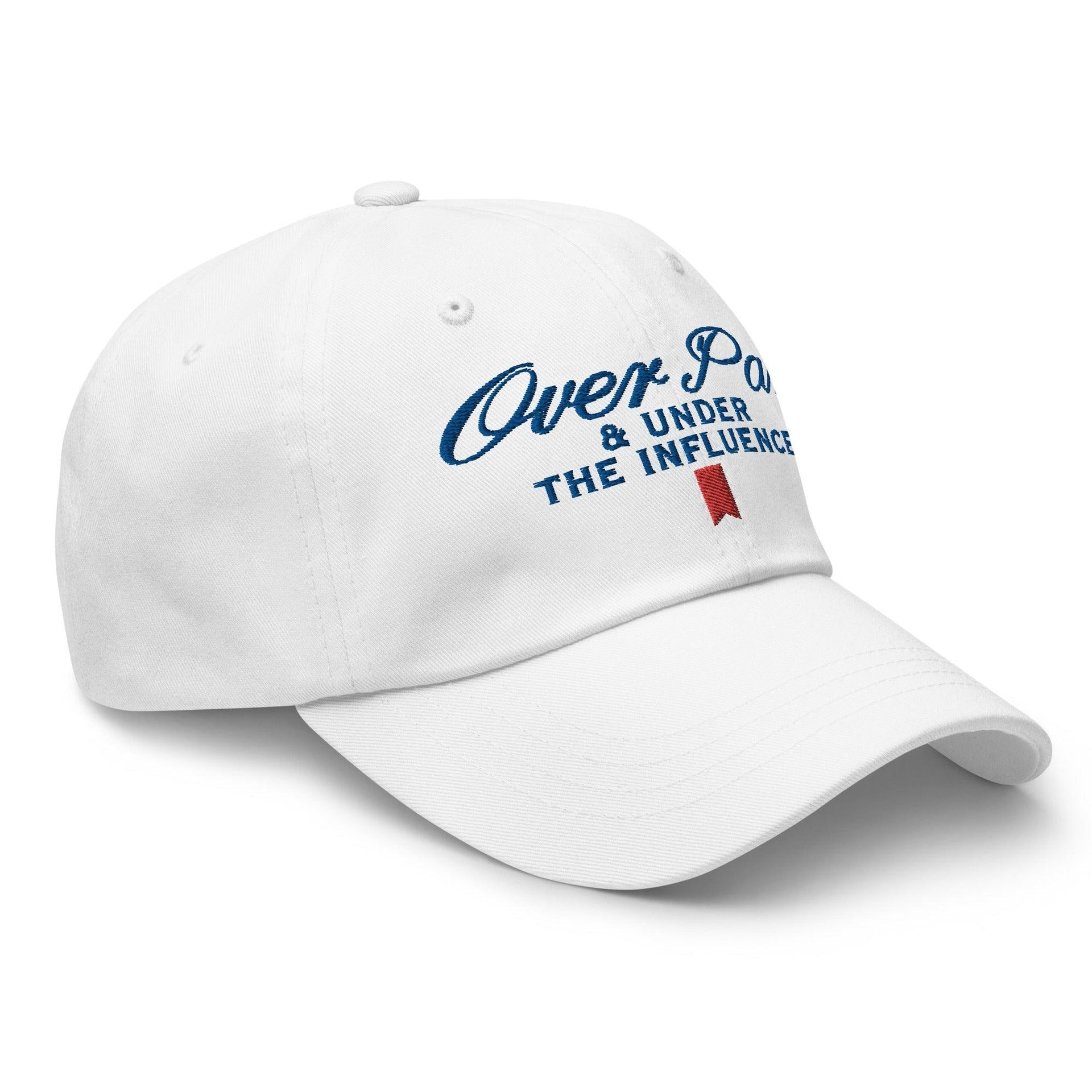 Over Par and Under the Influence Golf Dad Hat Capital Crowns Dad Hats Funny Golf