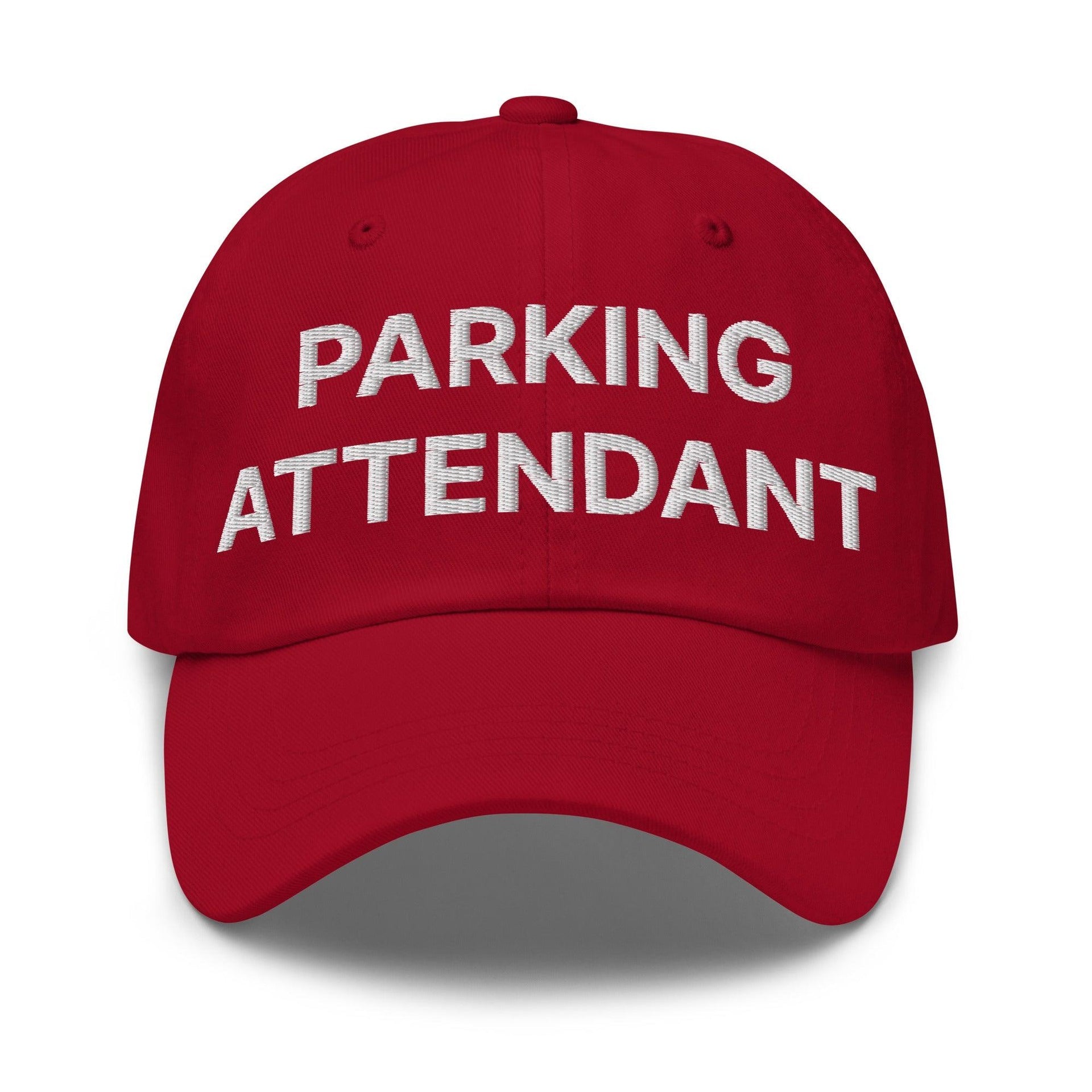 Parking Attendant Uniform Work Embroidered Dad Hat Cranberry Capital Crowns Dad Hats Work