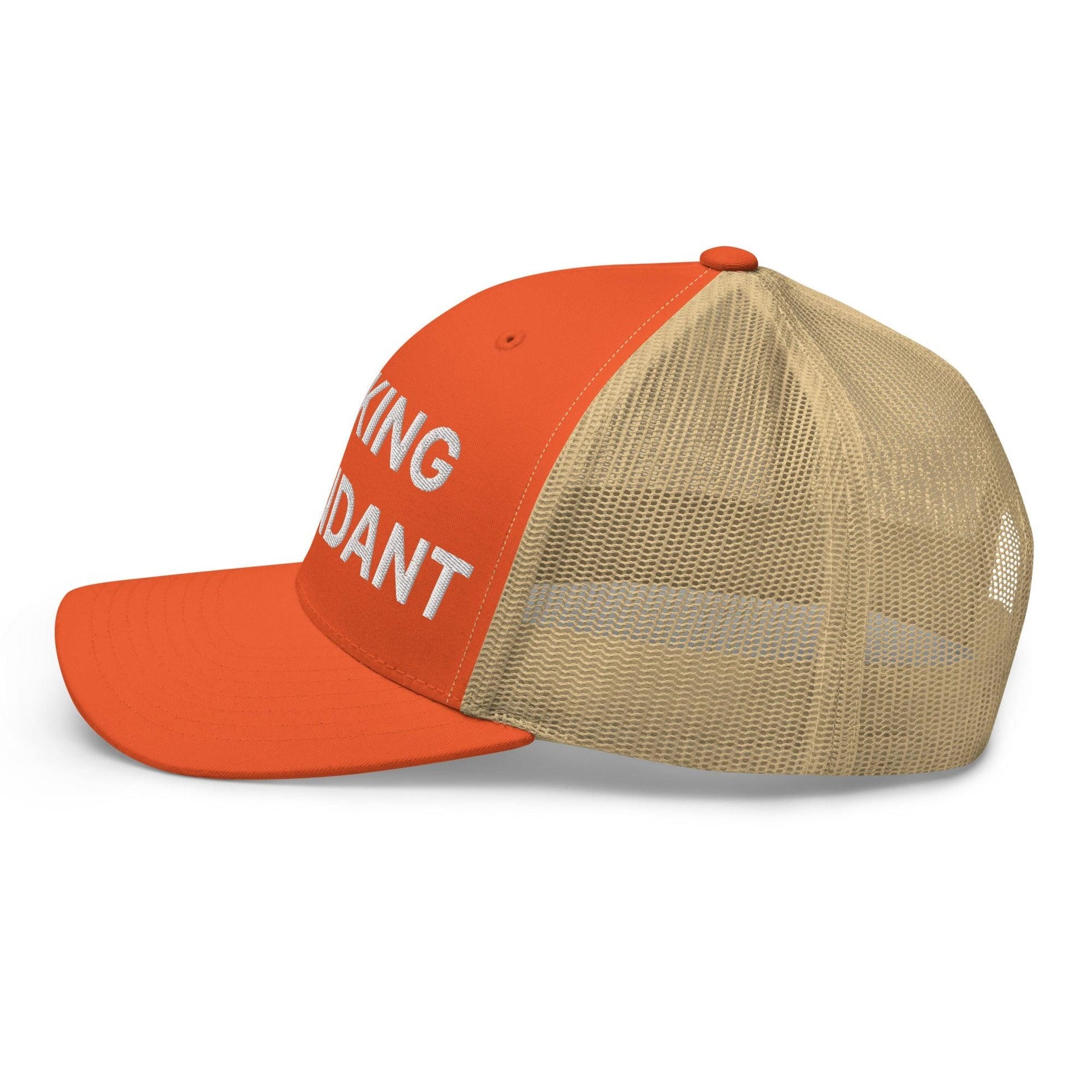 Parking Attendant Work Block Embroidered Mesh Trucker Hat Capital Crowns Trucker Hats Work
