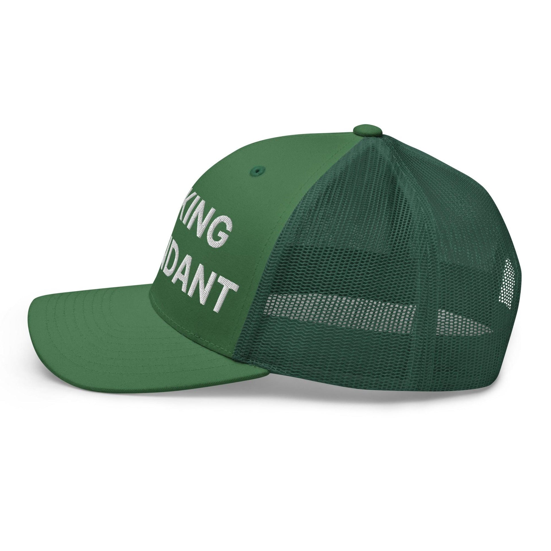 Parking Attendant Work Block Embroidered Mesh Trucker Hat Capital Crowns Trucker Hats Work