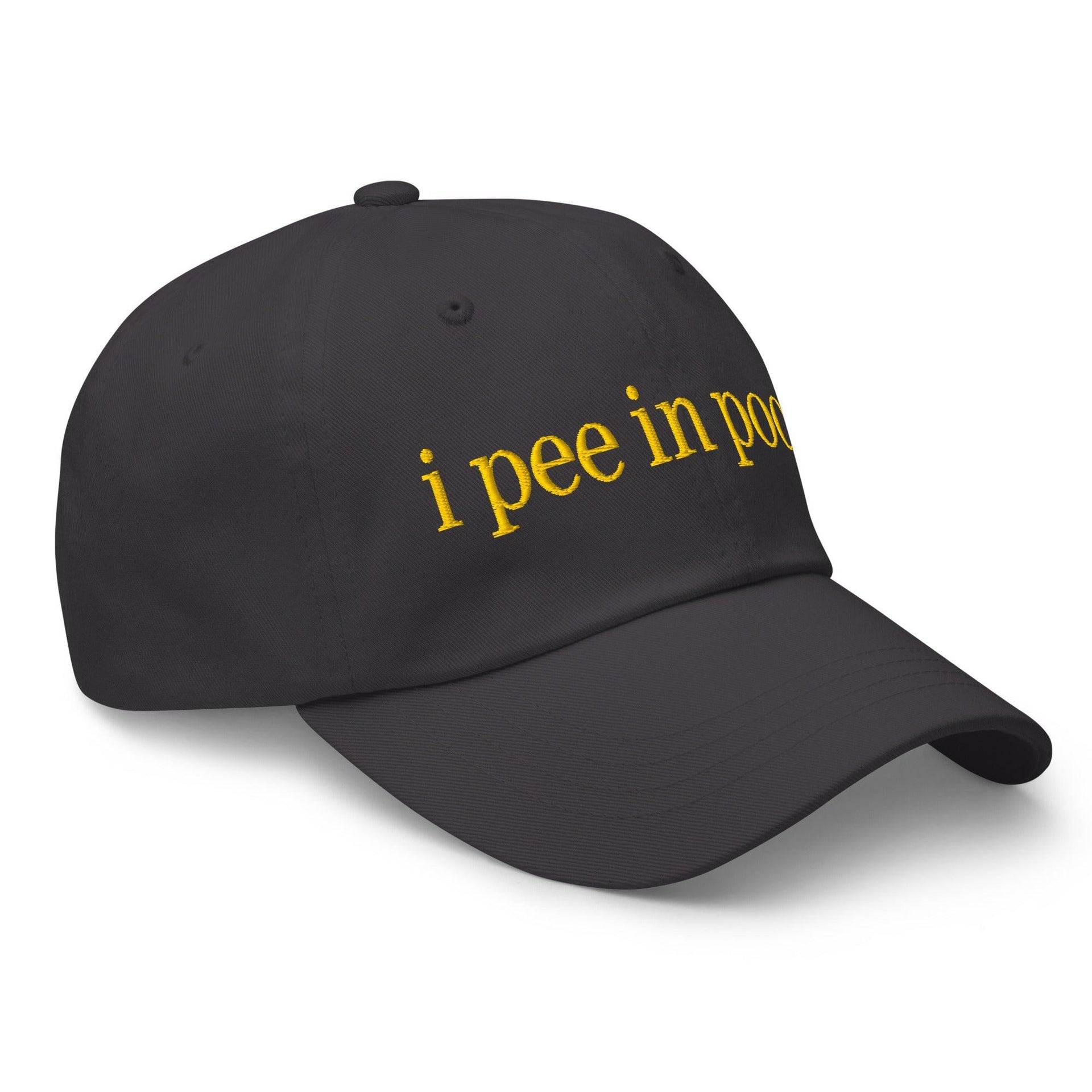 I Pee in Pools Embroidered Dad Hat Capital Crowns Dad Hats Funny