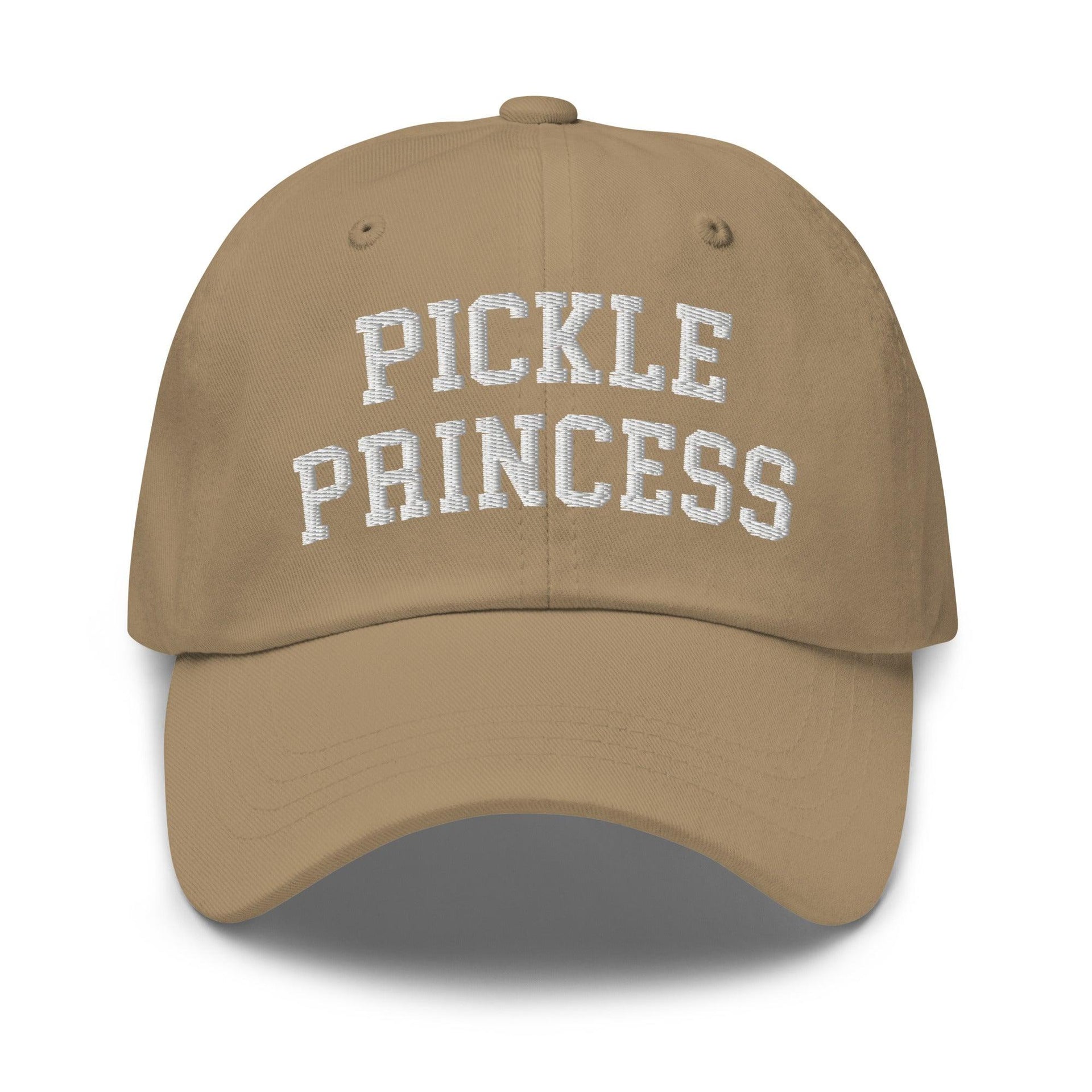 Pickle Princess Dad Hat Khaki Capital Crowns Dad Hats Funny