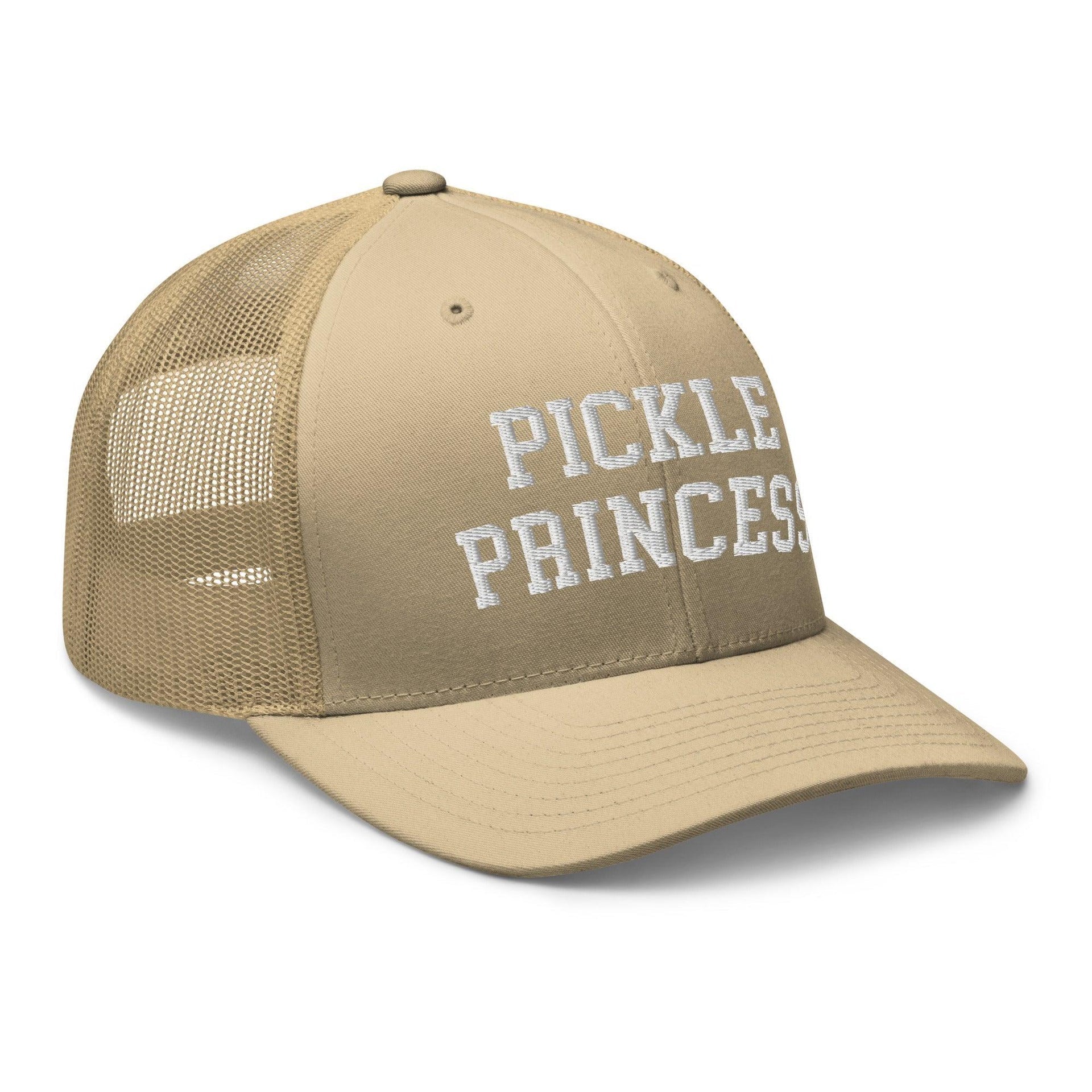Pickle Princess Retro Trucker Hat Capital Crowns Funny Trucker Hats